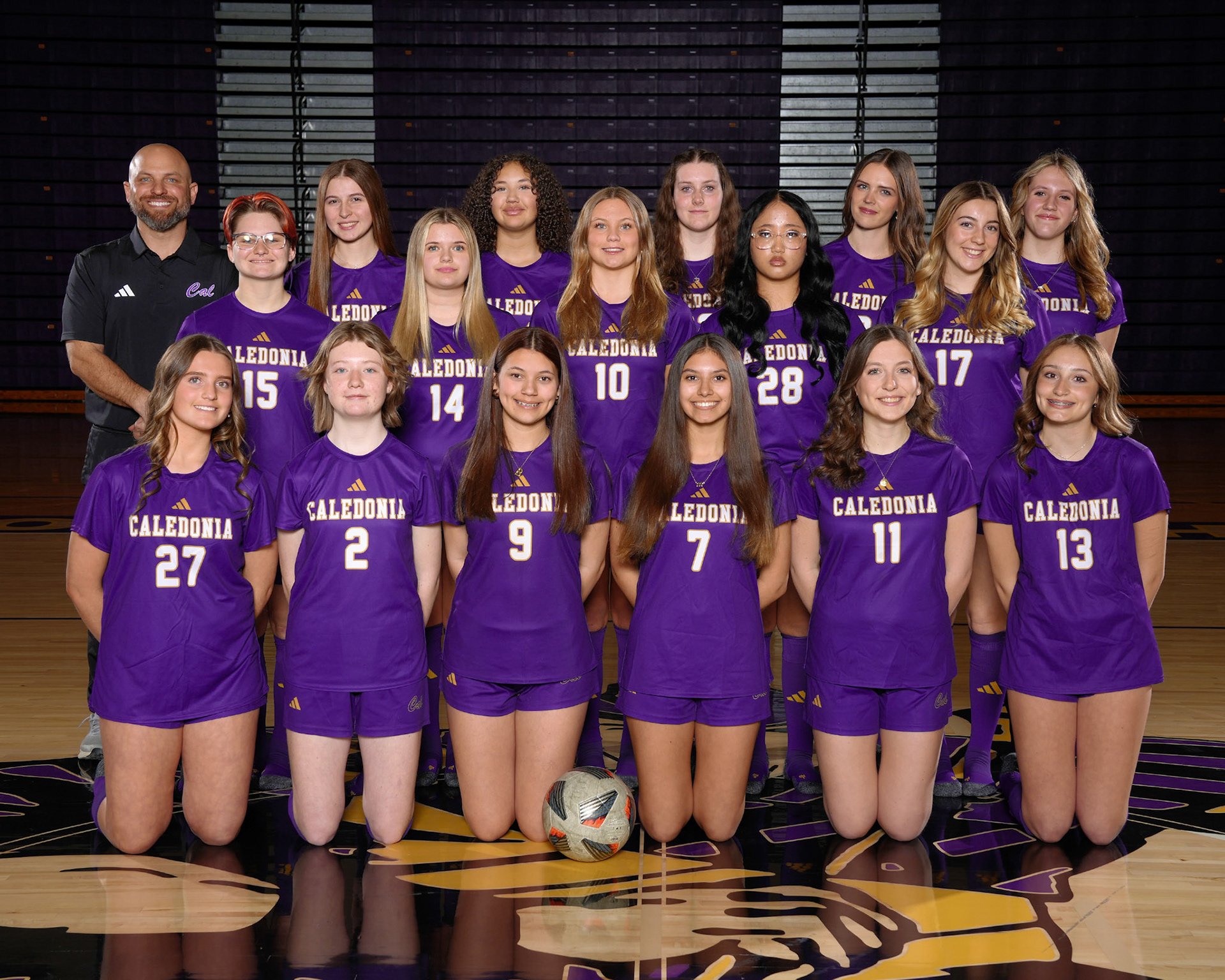 Freshman Girls Soccer (Photograph displayed with permission from Geskus Photography Inc.)