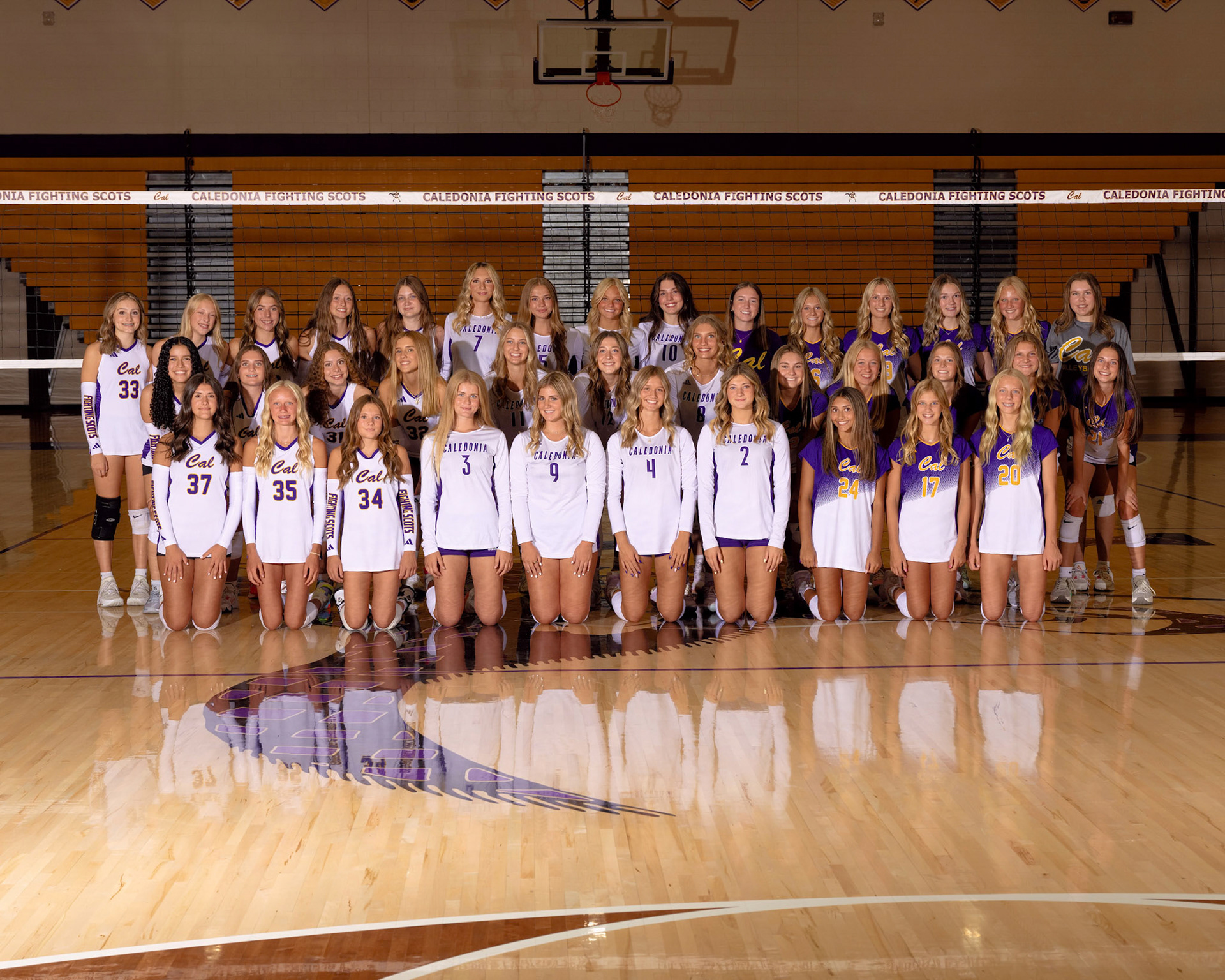 Girls Volleyball (Photograph displayed with permission from Geskus Photography Inc.)
