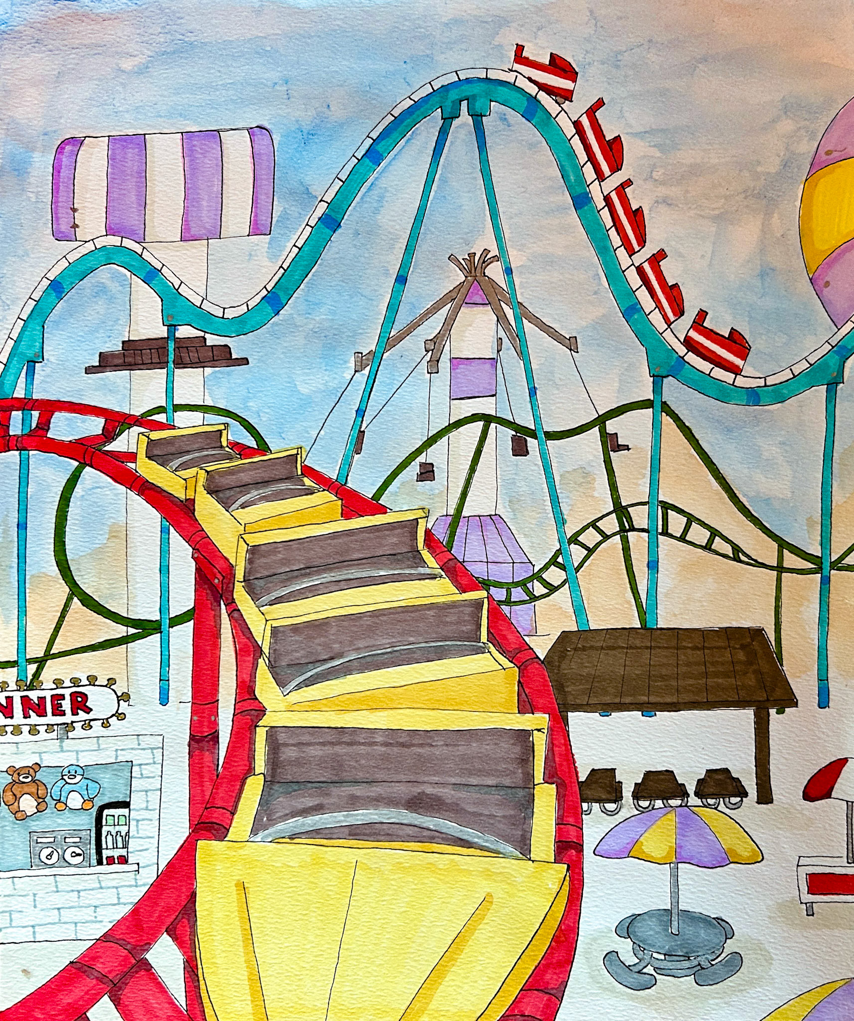 Ink &amp; Watercolor (Lillian Bender)