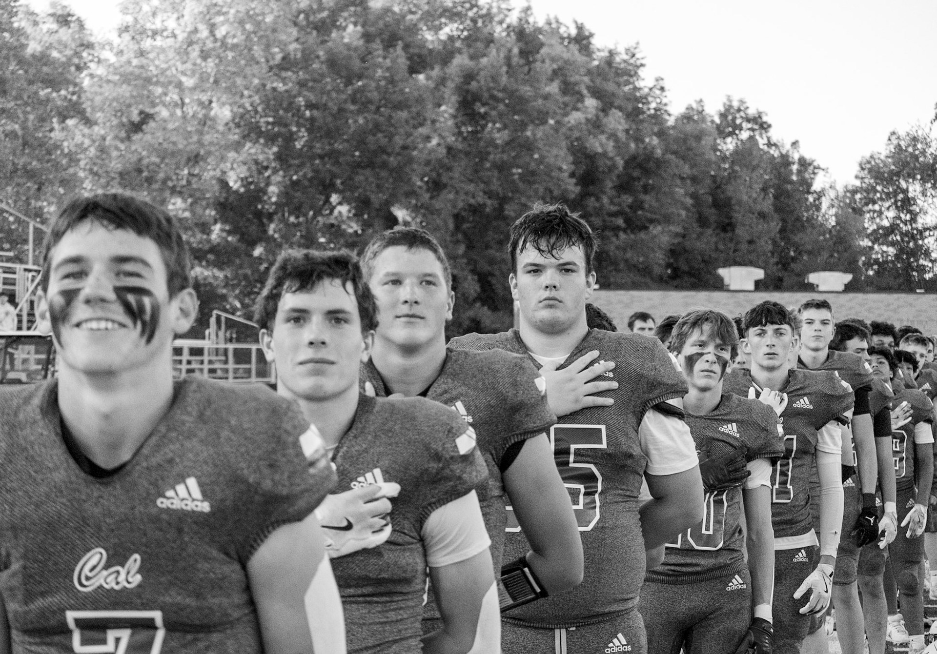 CALM BEFORE THE STORM Tension in the air, fire in their eyes, ready to play. (Photo by Khloe Lowande)