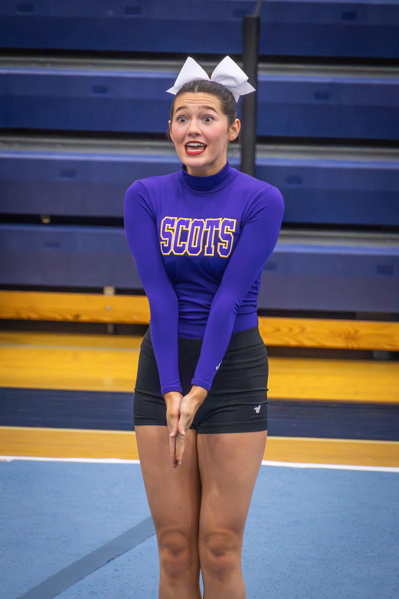 Avery Helmholdt’s sharp motions and radiant facials showed focus, skill, and dedication on the mat. (Photo by Lilli Jackson)