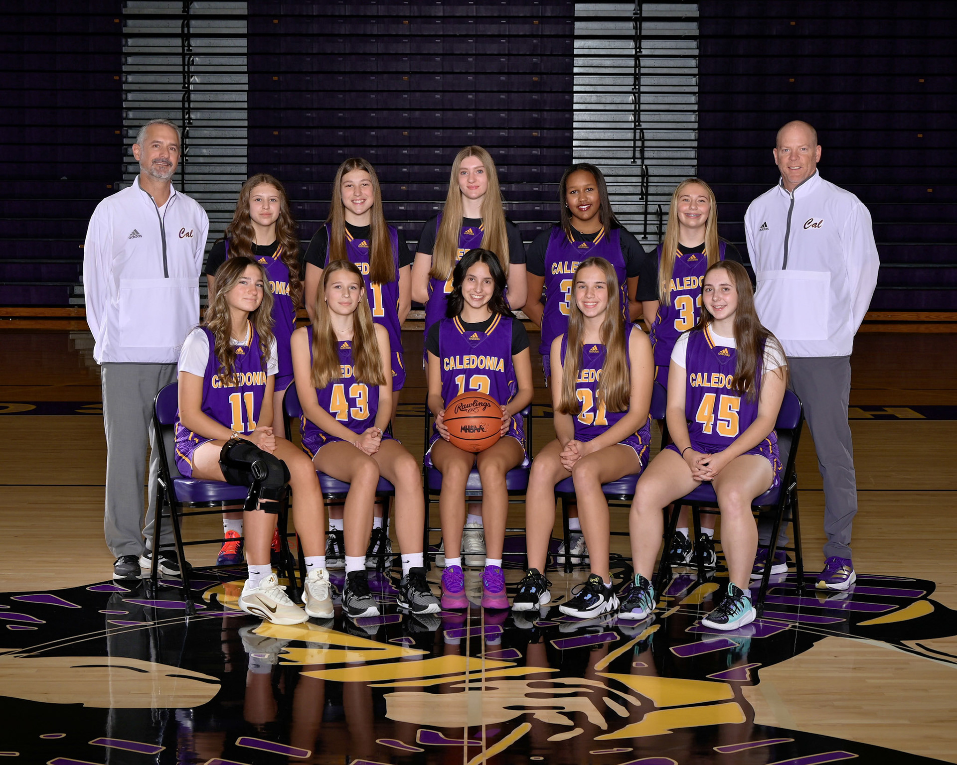Freshman Girls Basketball (Photograph displayed with permission from Geskus Photography Inc.)