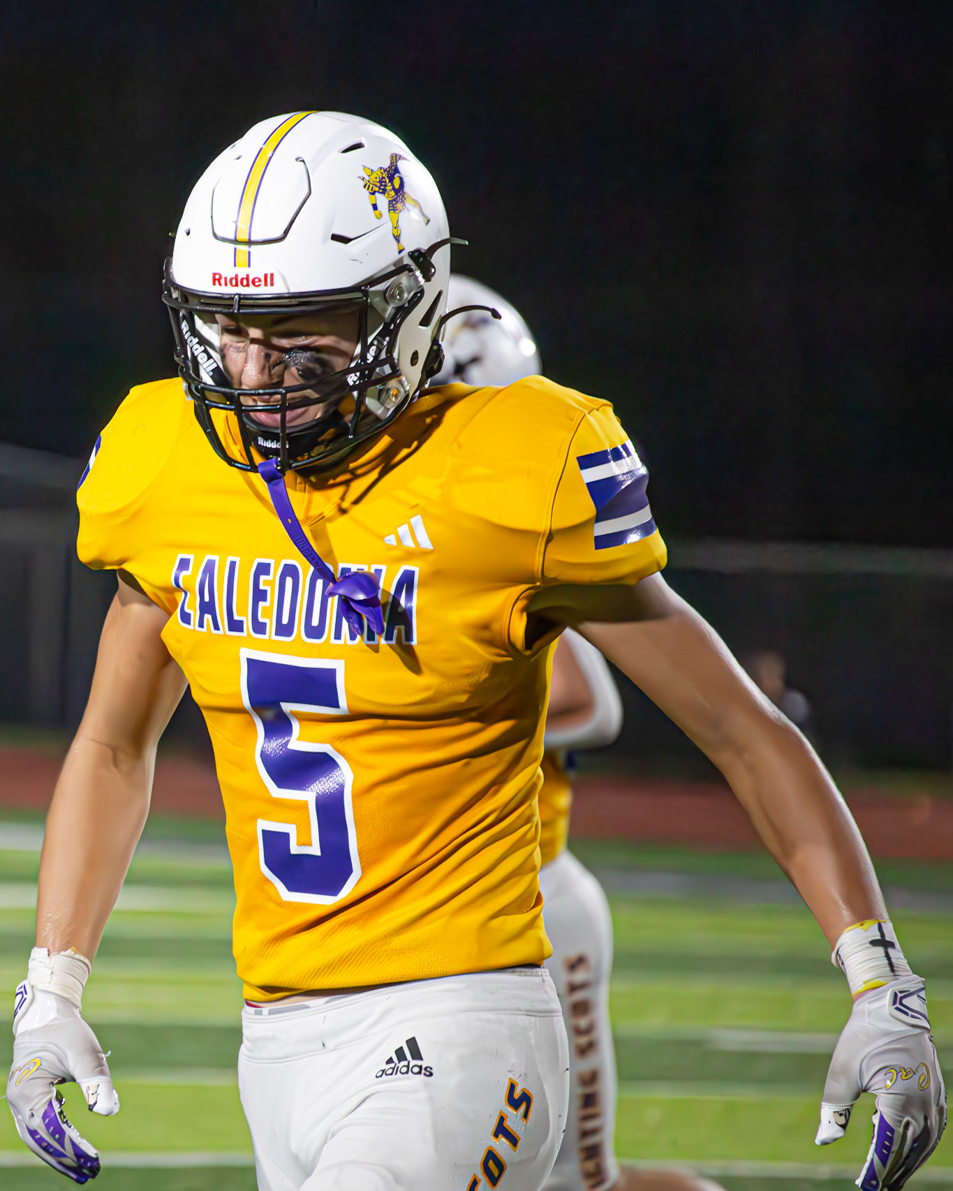 PURE ADENALINE Ben Girdes celebrates a game-changing effort. (Photo by Egan Otto)