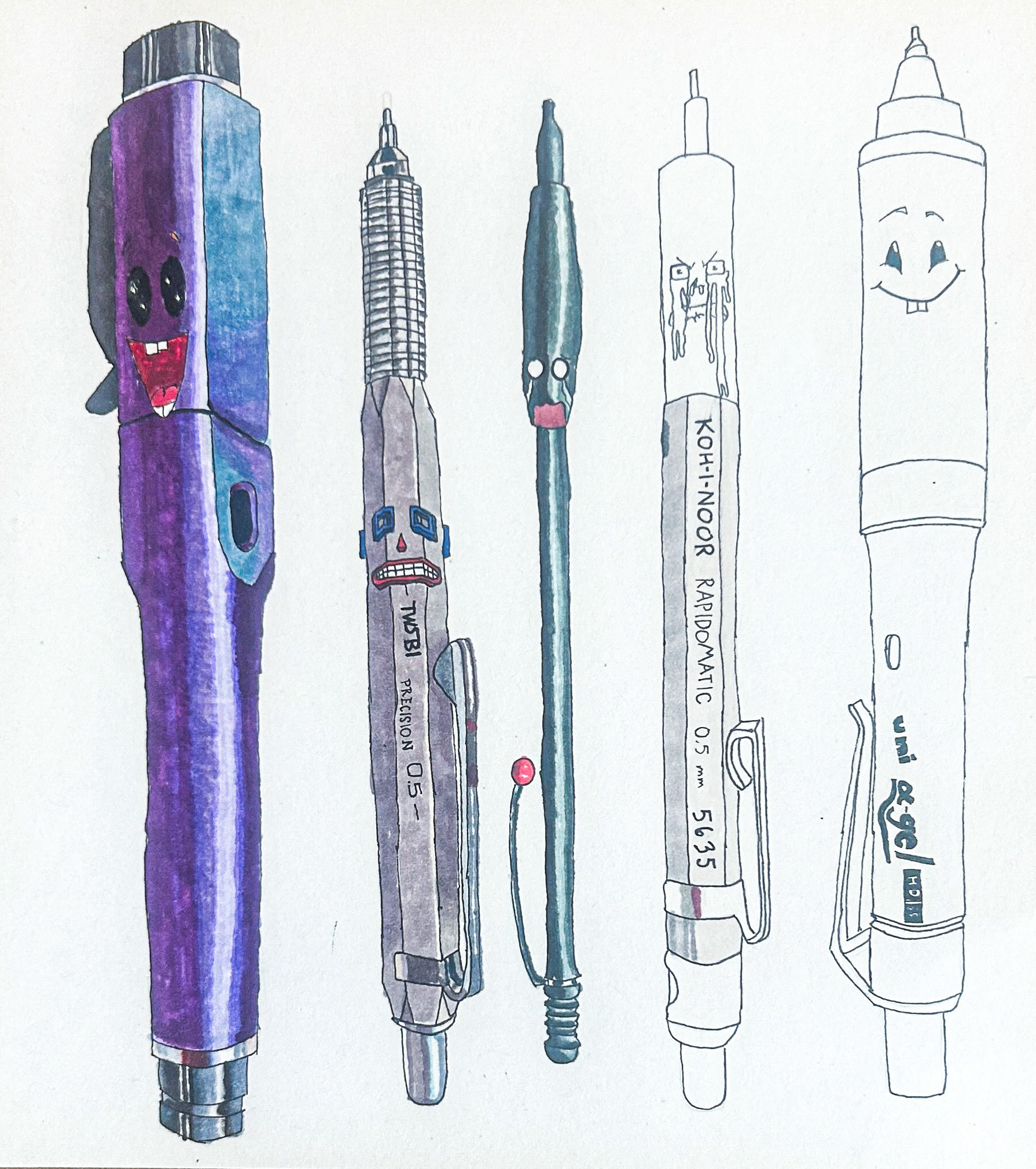 Ink &amp; Watercolor (DJ Robinson)