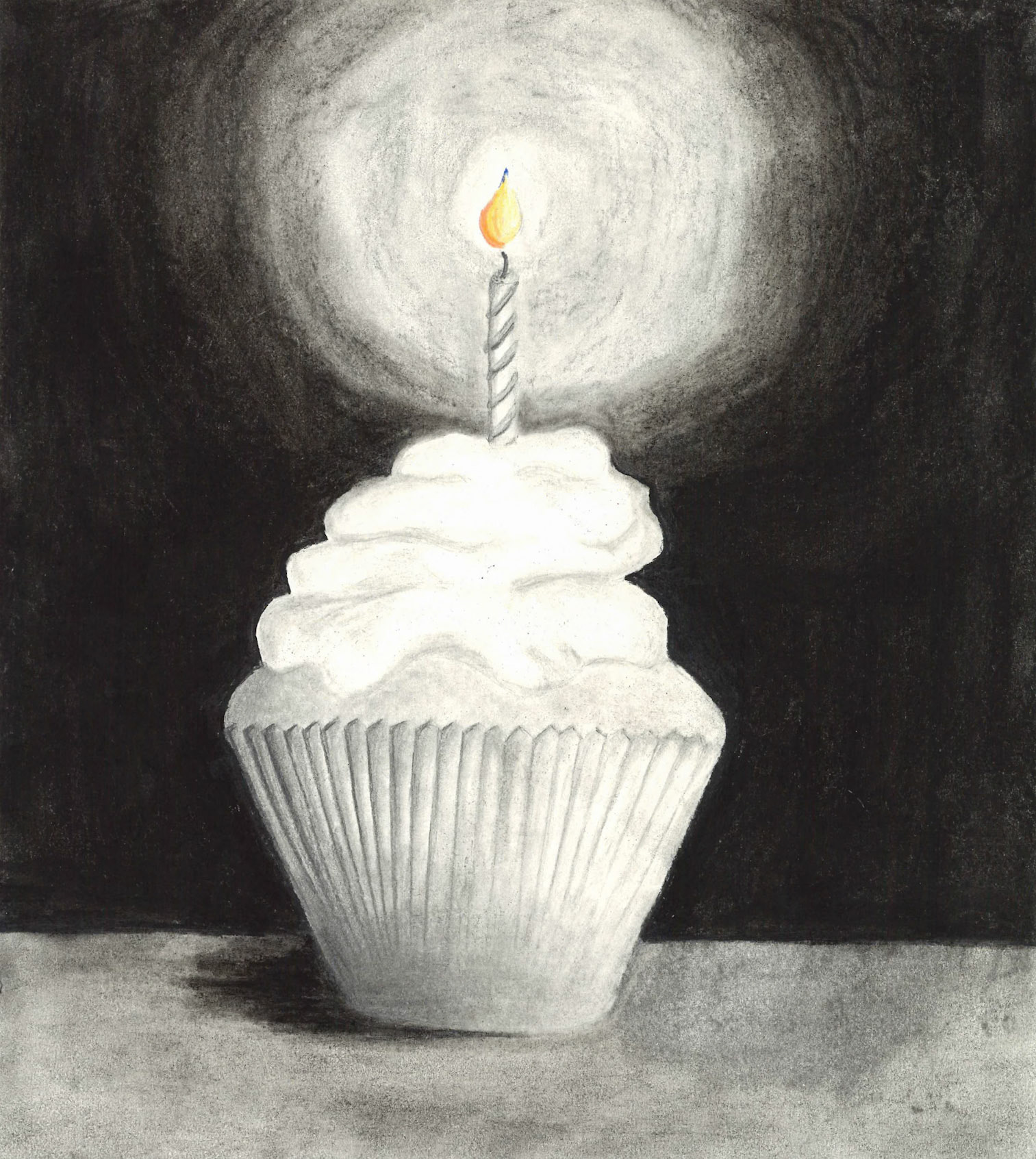 Charcoal and Acrylic (Maggie Loomis)