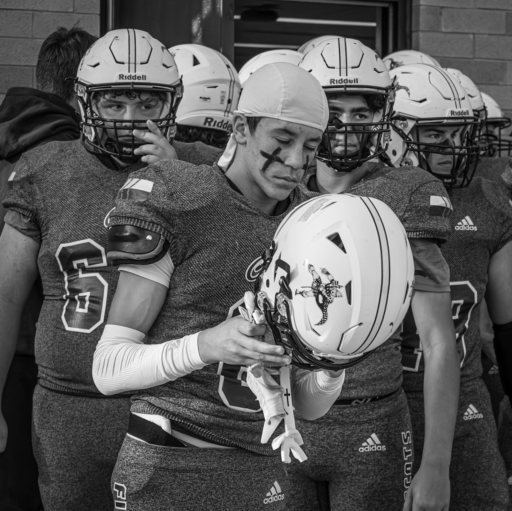 Escher Reeder gears up for battle against Hudsonville (Photo by Thomas Fryers, Jr.)