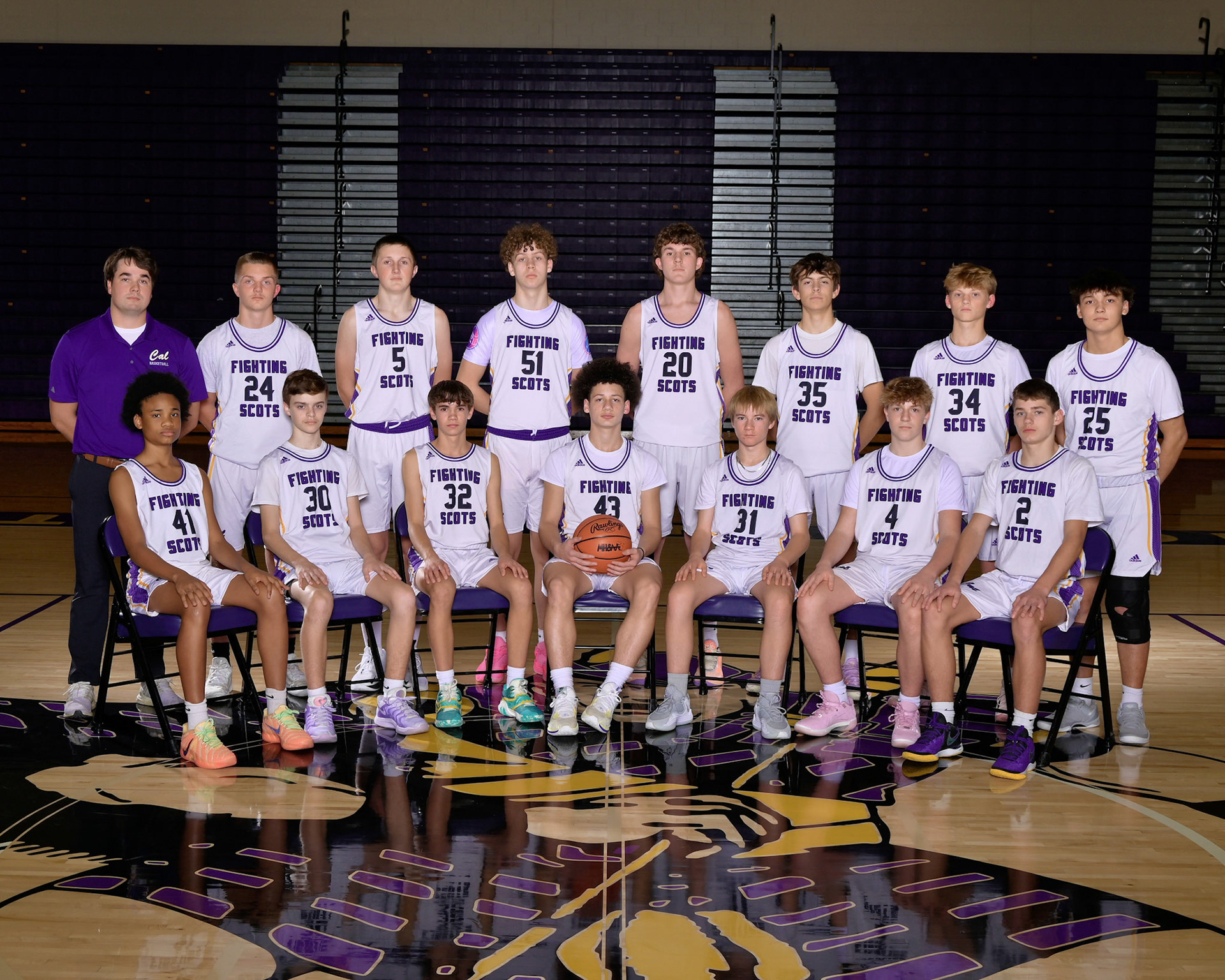 Freshman Boys Basketball (Photograph displayed with permission from Geskus Photography Inc.)