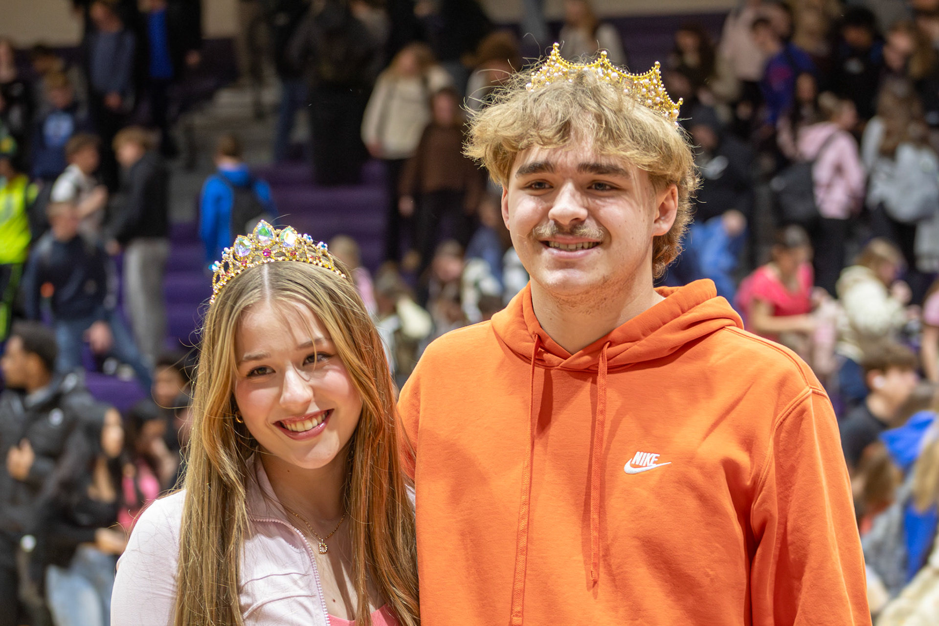 Winterfest royalty shining bright, the Prince and Princess bringing the sparkle to the season(Photo by Mya VanderZwaag)