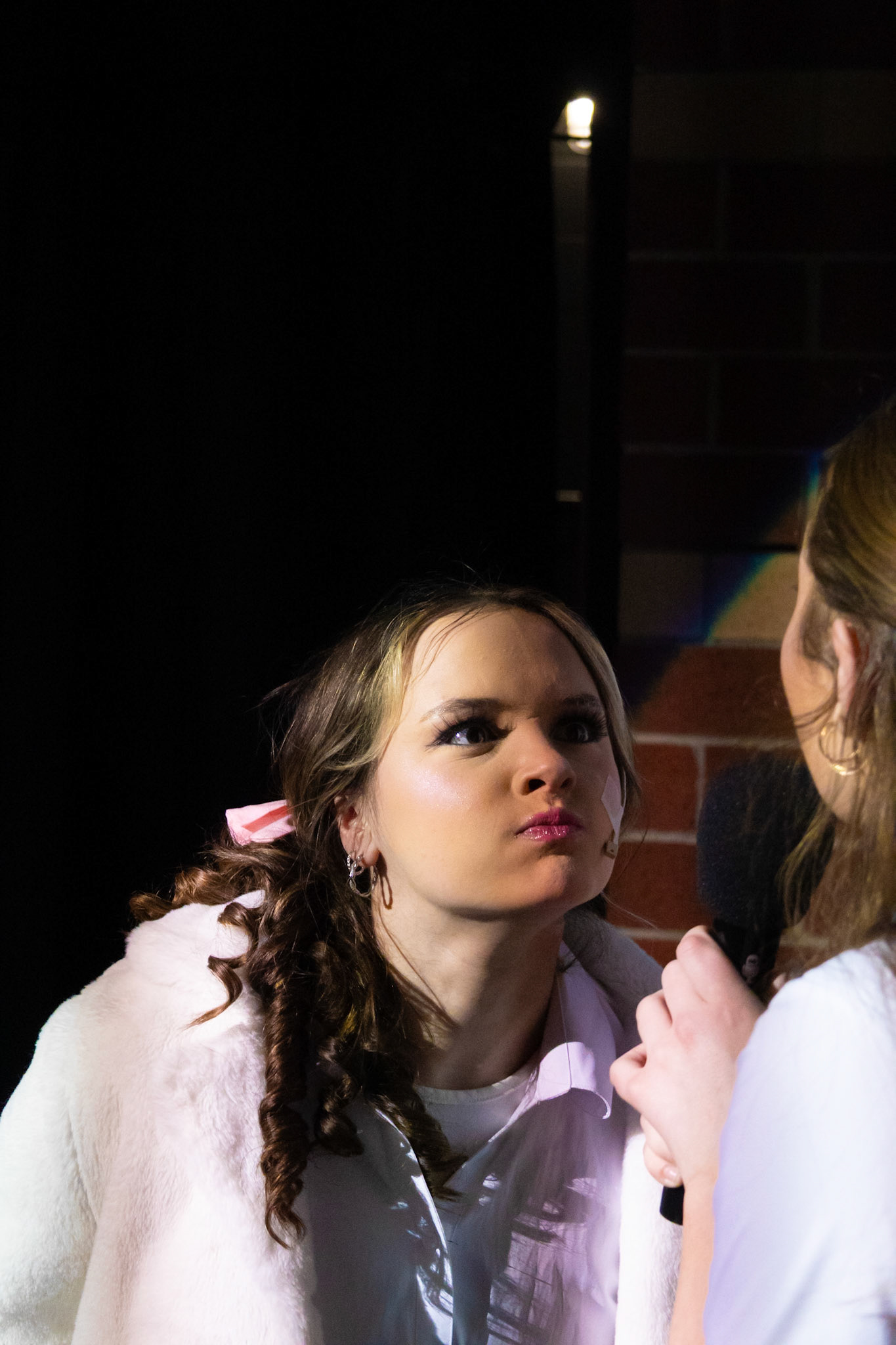 Jordyn Duffy calls for Phineous Trout to be fired after mispronouncing Veruca Salt. (Photo by Deegan Pecha-Gnat)