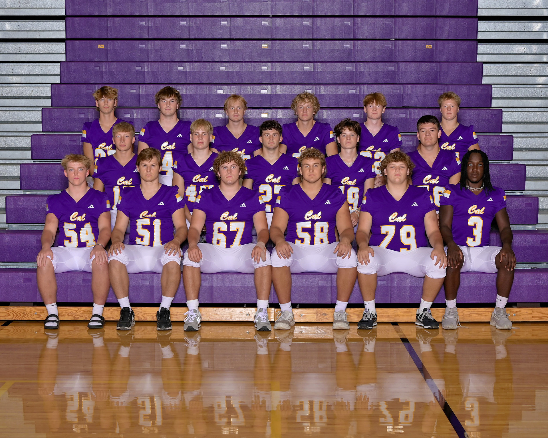 Varsity Football Seniors (Photograph displayed with permission from Geskus Photography Inc.)