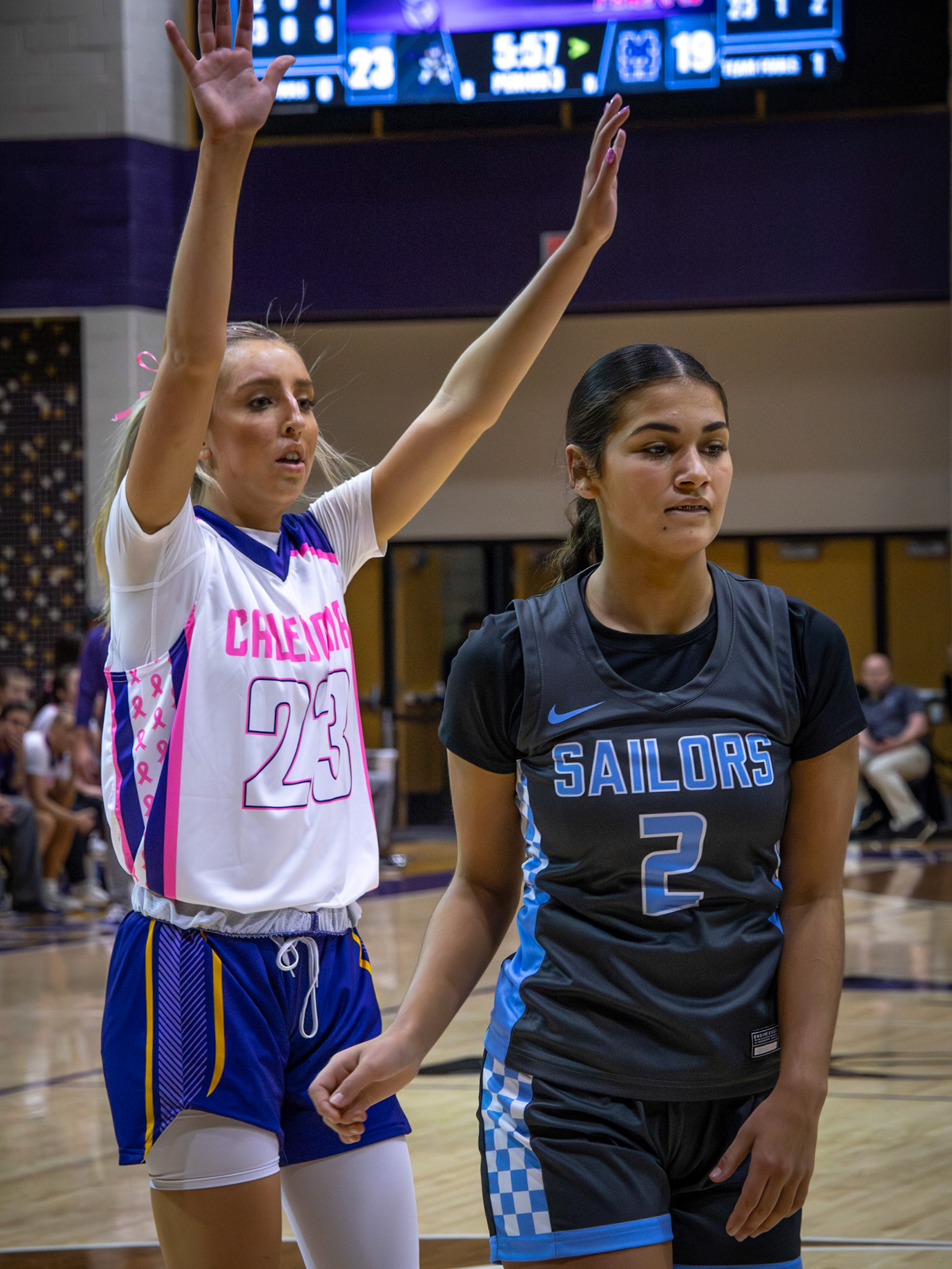 Brooklyn McLeod shuts down the next pass. (Photo by Aibree Akers)