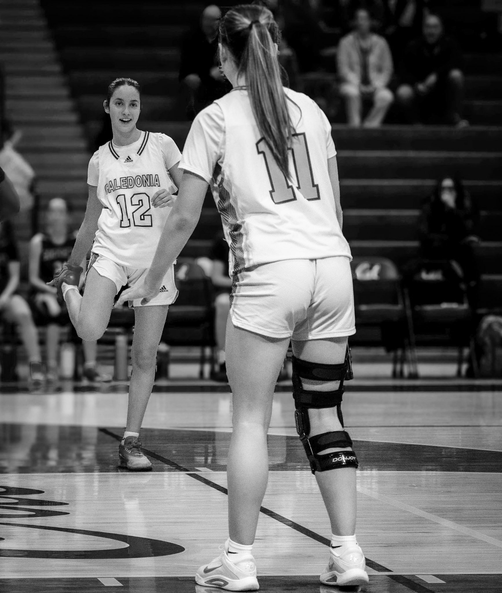 Brylee Torres and Addison Hacht’s duo is back in business. (Photo by Gemma Piccard)