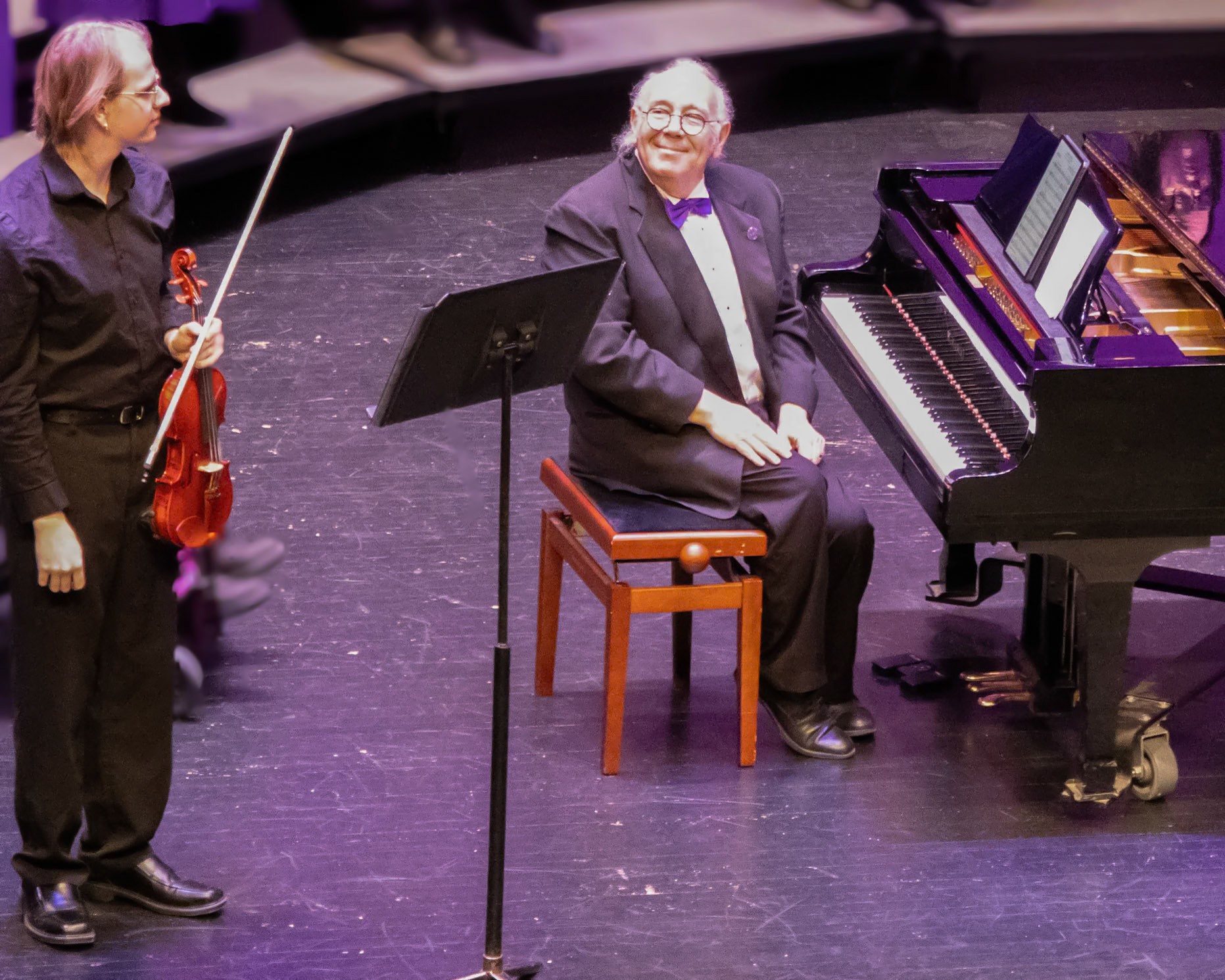 A moment between two generations - quiet, focused, and in sync. (Photo by Chloe Wesorick)