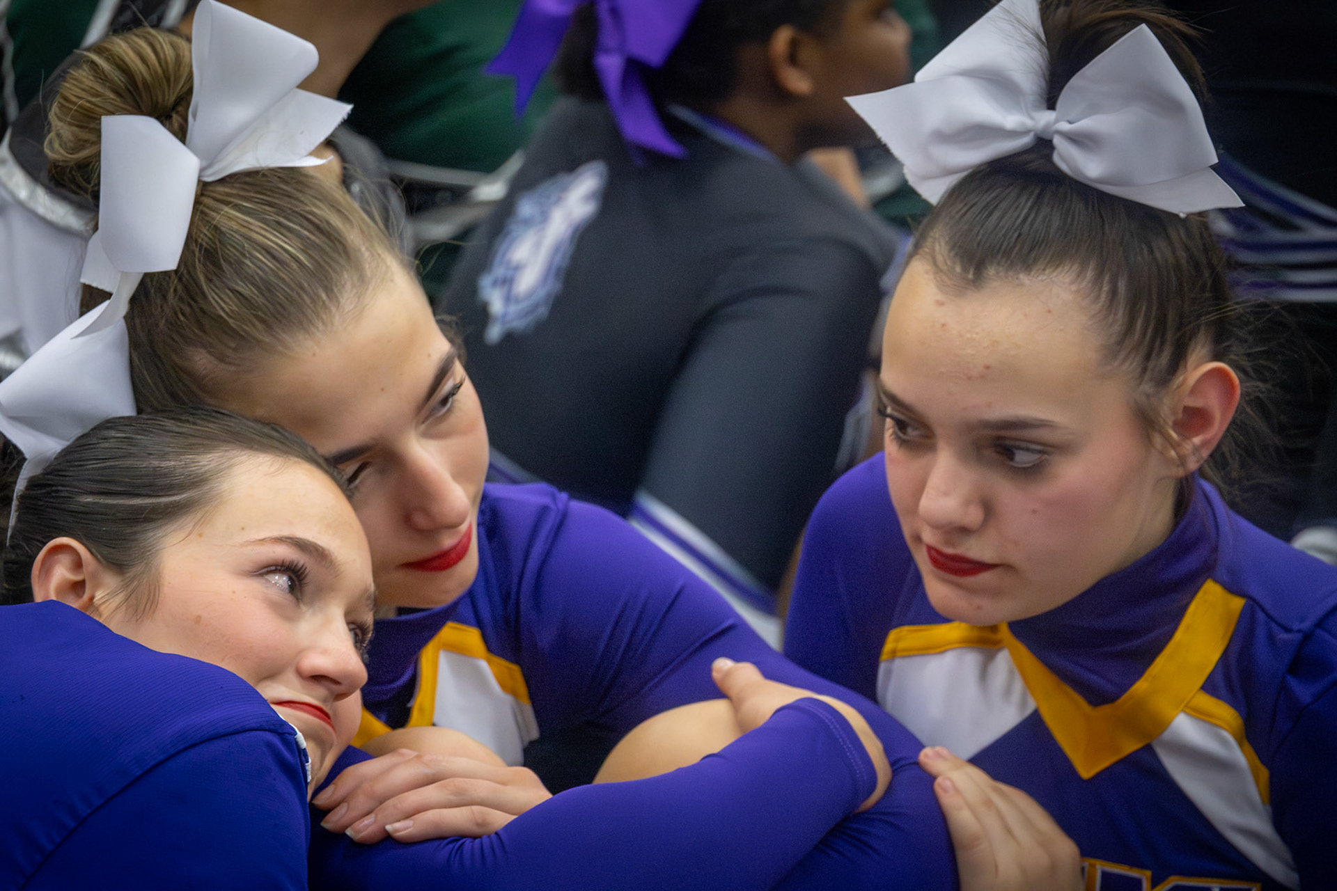 After months of dedication, Avery Helmholdt and Allison Dudicz reflecting on their journey as they wait for the results. (Photo by Lilli Jackson)