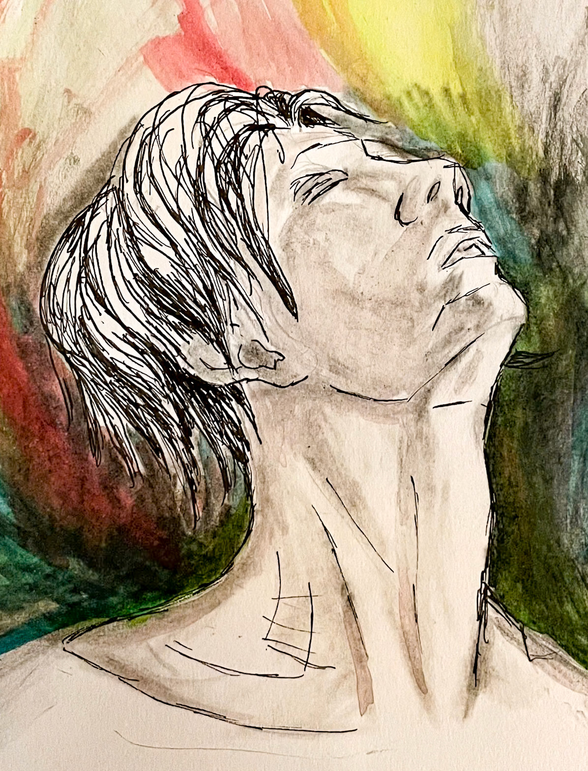 Ink and Watercolor (Anna Homrich)