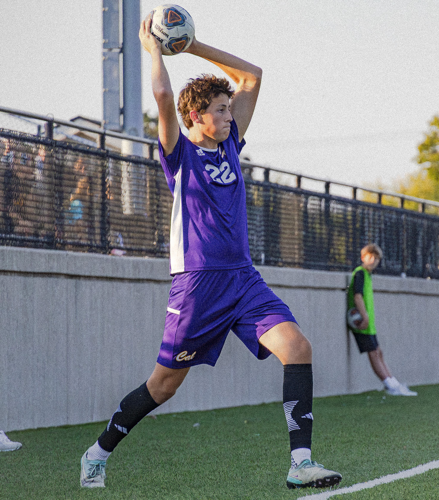 THROW IN  Charlie Doan throws the ball to his teamate with a straight face ready to attack. (Photo by Kortney Muller)