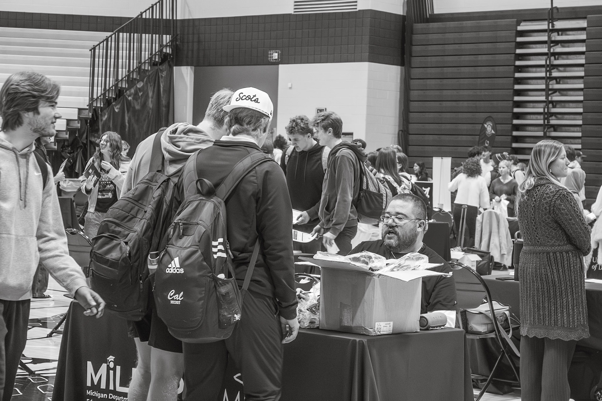 Rylan Bultema, Andrew Hanna, and Parker Knoop (Photo by Lilli Jackson)