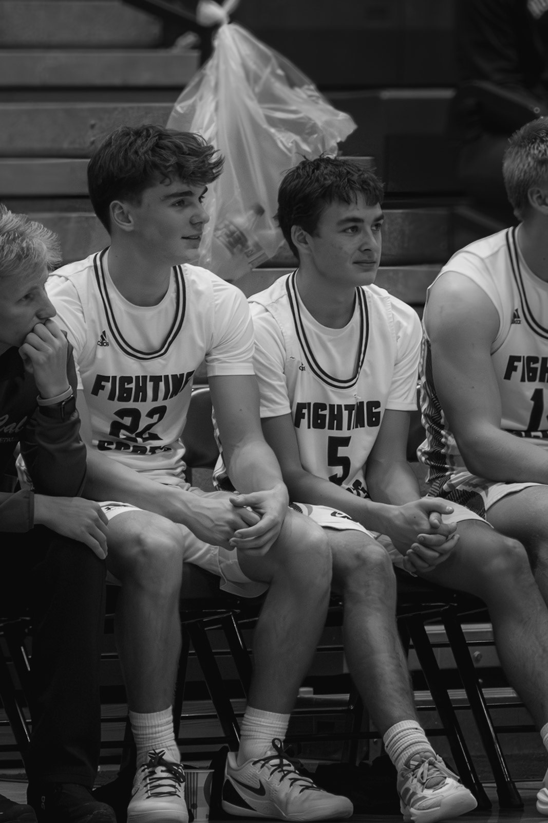 Freshman Luca Galardi and Sophomore Connor Bloemers (Photo by Khloe Lowande)