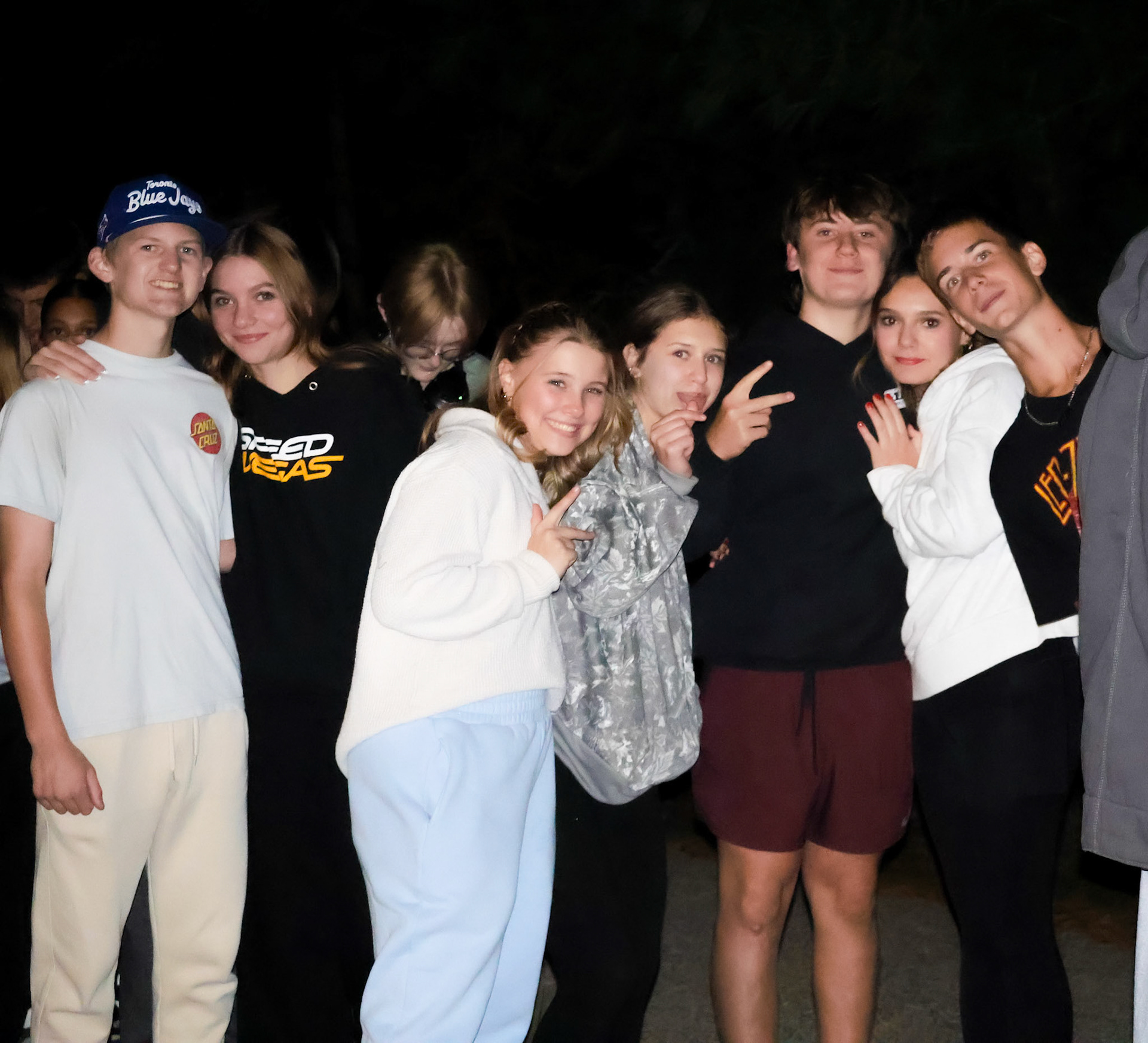 Karsten Cramer, Kambrie Helmholdt, Addison Visel, Aunestea Hanson, Liam Teunessen, Maya Krul,  and Johnny Gruinan all anticipate the terror of CHS Fright Night.