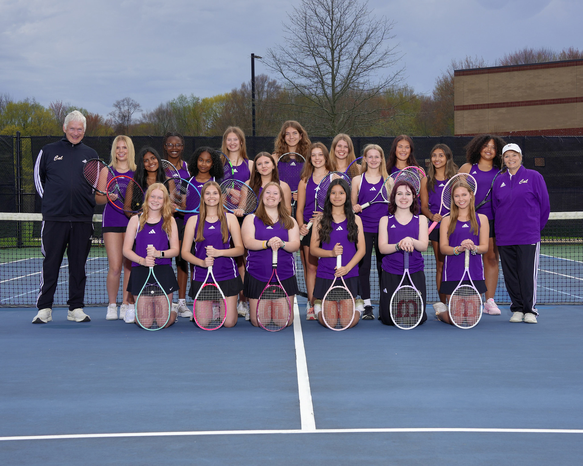 JV GIrls Tennis (Photograph displayed with permission from Geskus Photography Inc.)