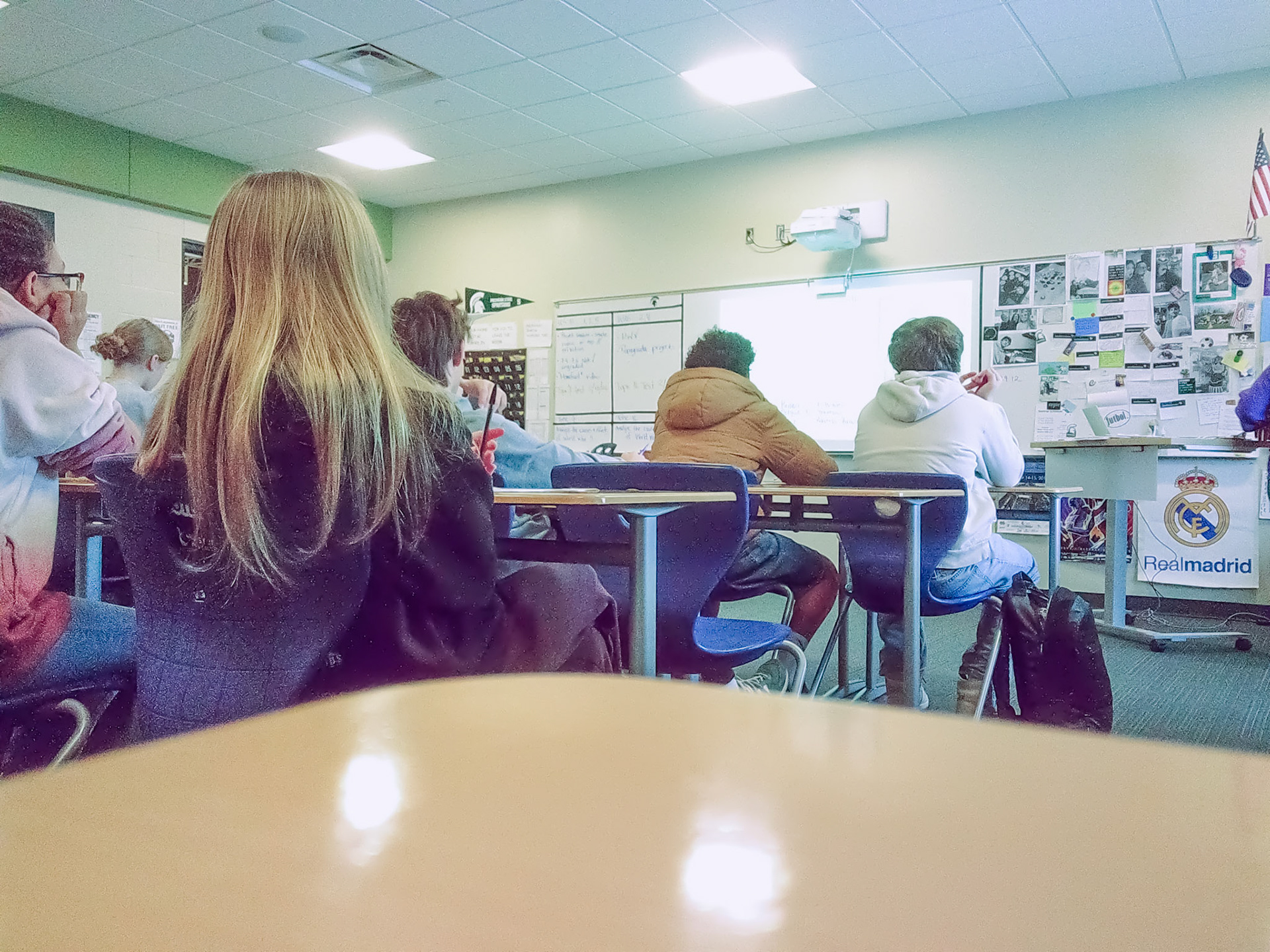 History class is alwaya cool, (Photo by Spencer Steinberg)