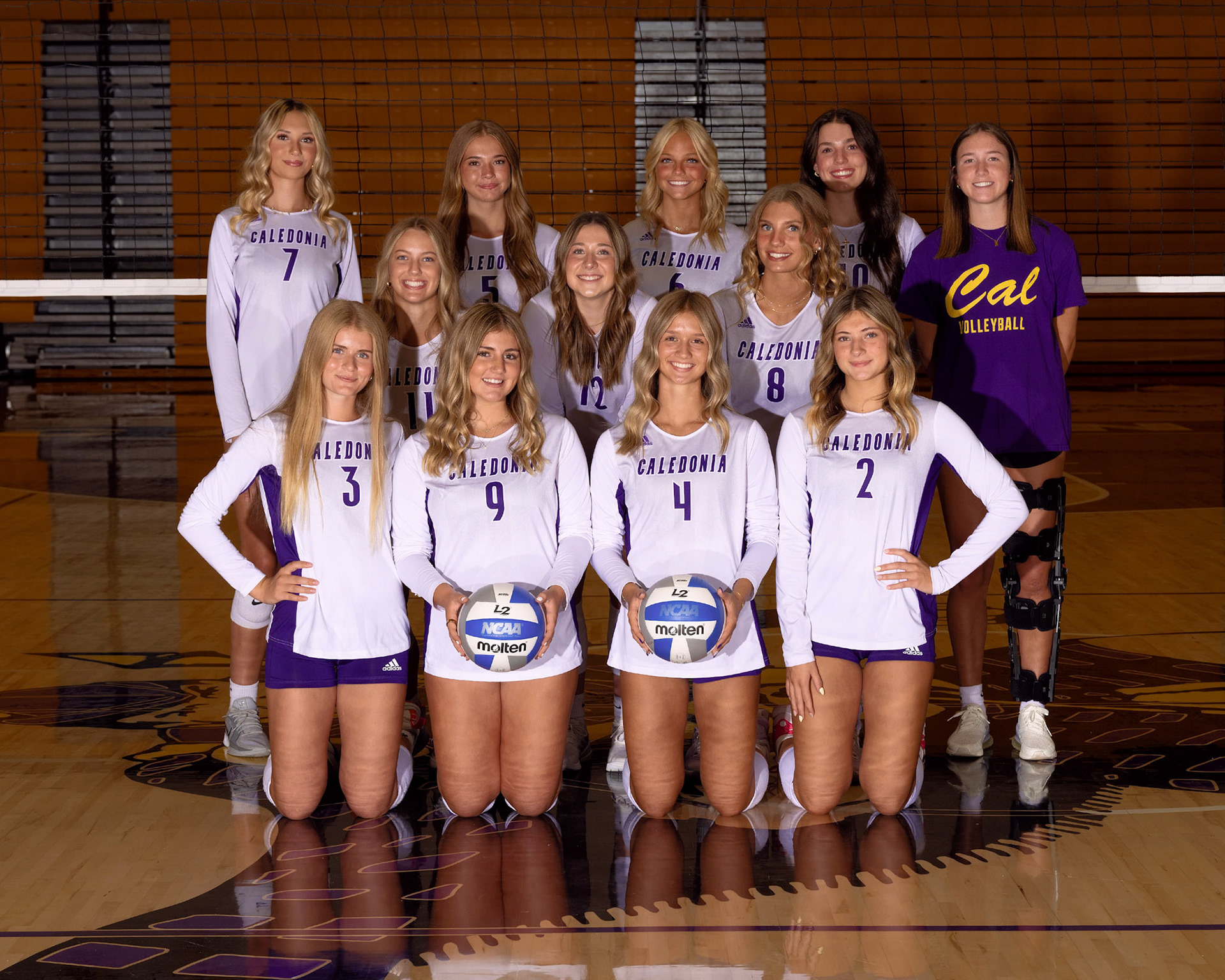 Varsity Girls Volleyball (Photograph displayed with permission from Geskus Photography Inc.)