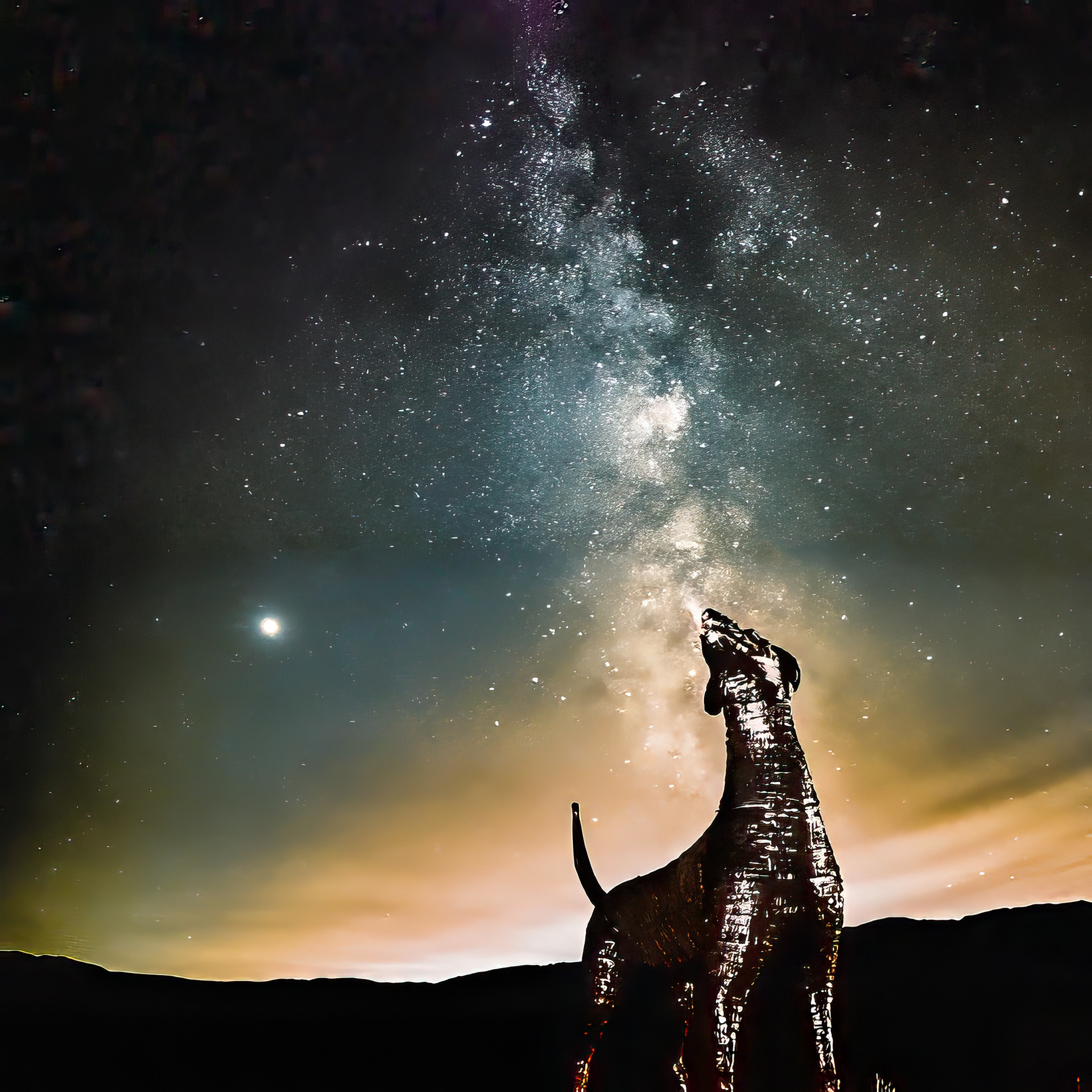 Metal Dog sculpture by Ricardo Breceda, Aguanga, California