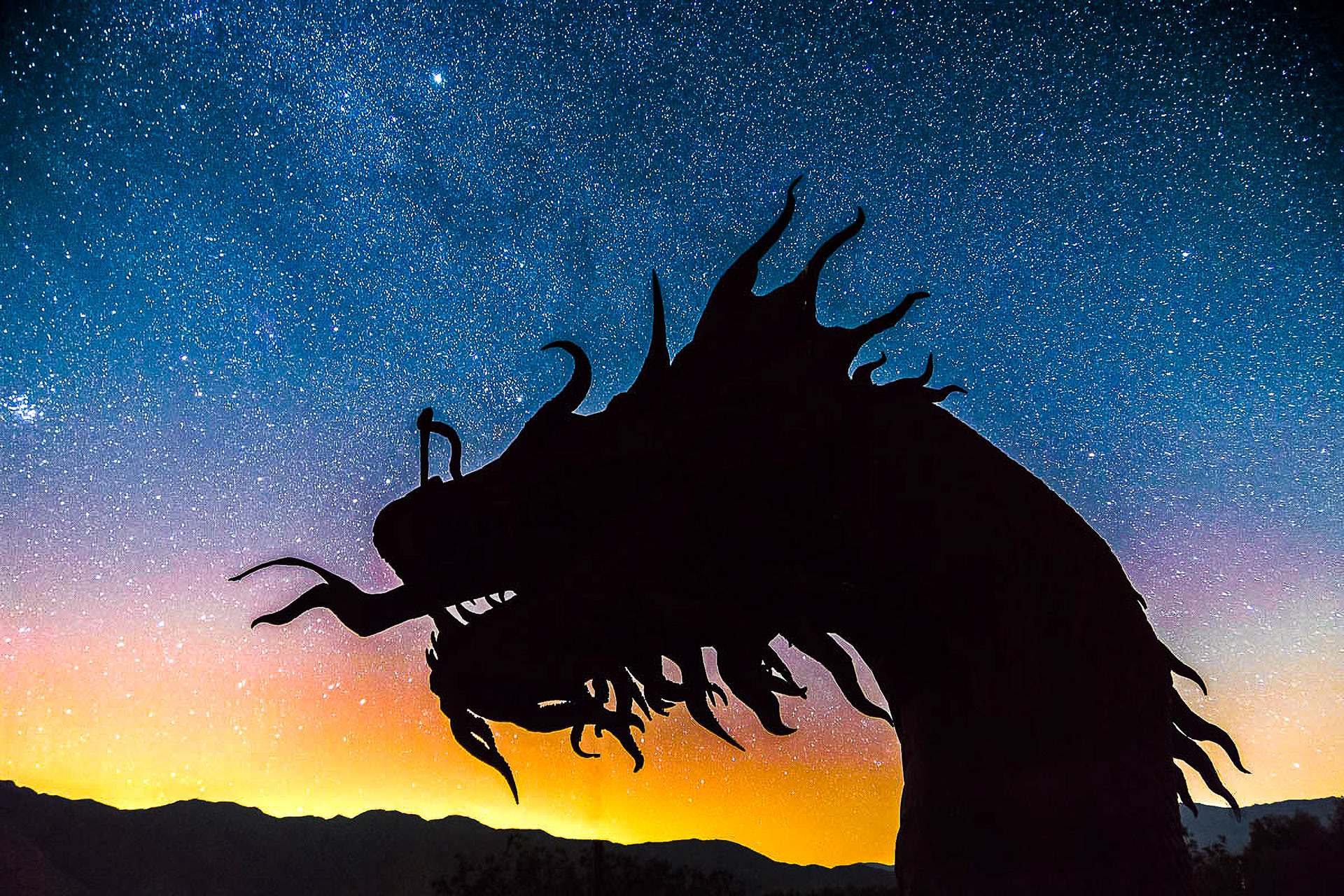 Metal sculpture by Ricardo Breceda, Borrego Springs, California