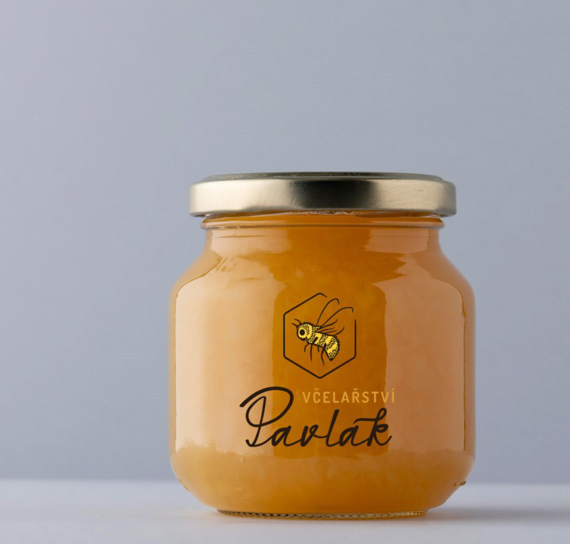 Logo pro rodinné včelařství v Bratrušově u Šumperka