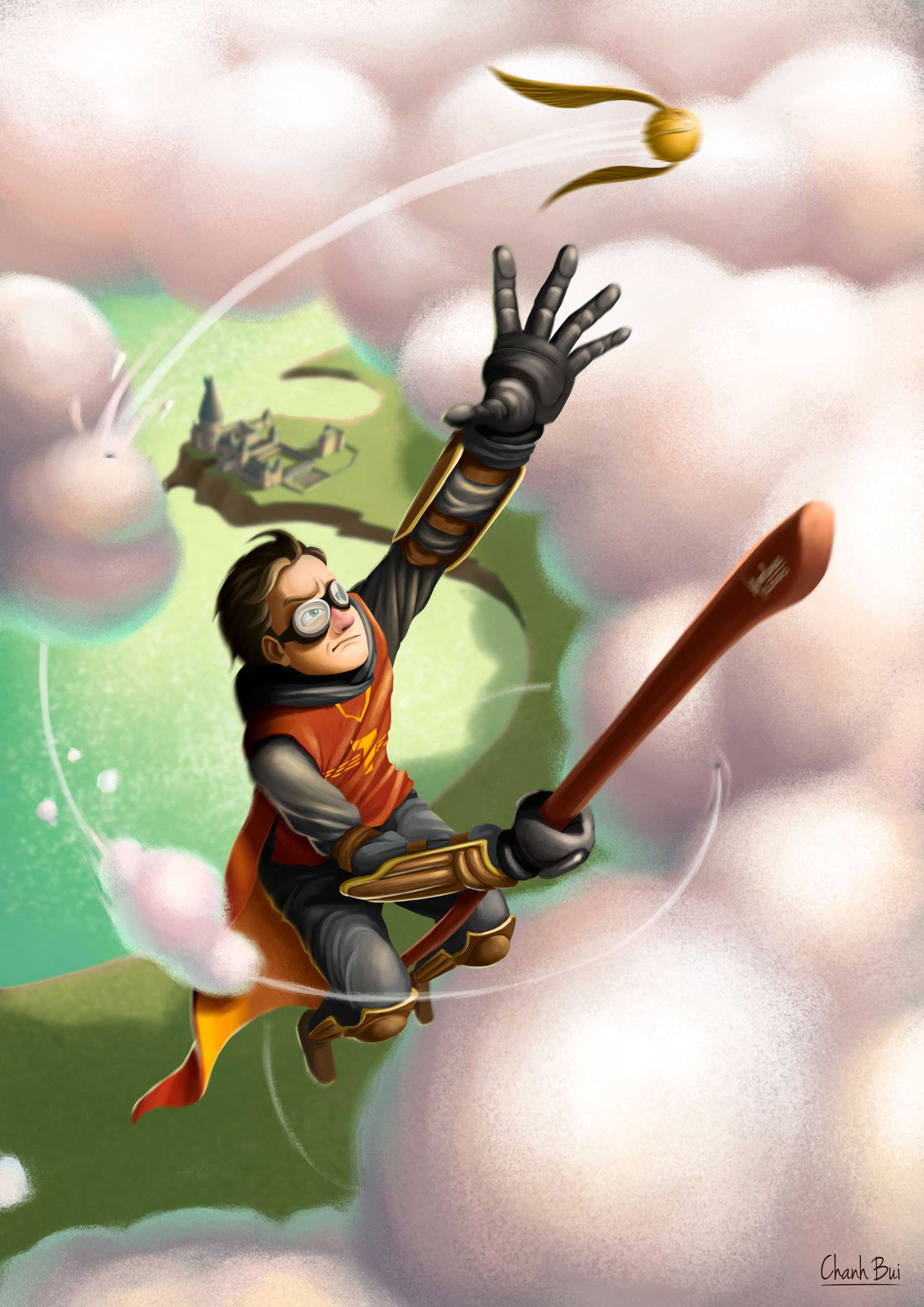 Le sorcier, illustration