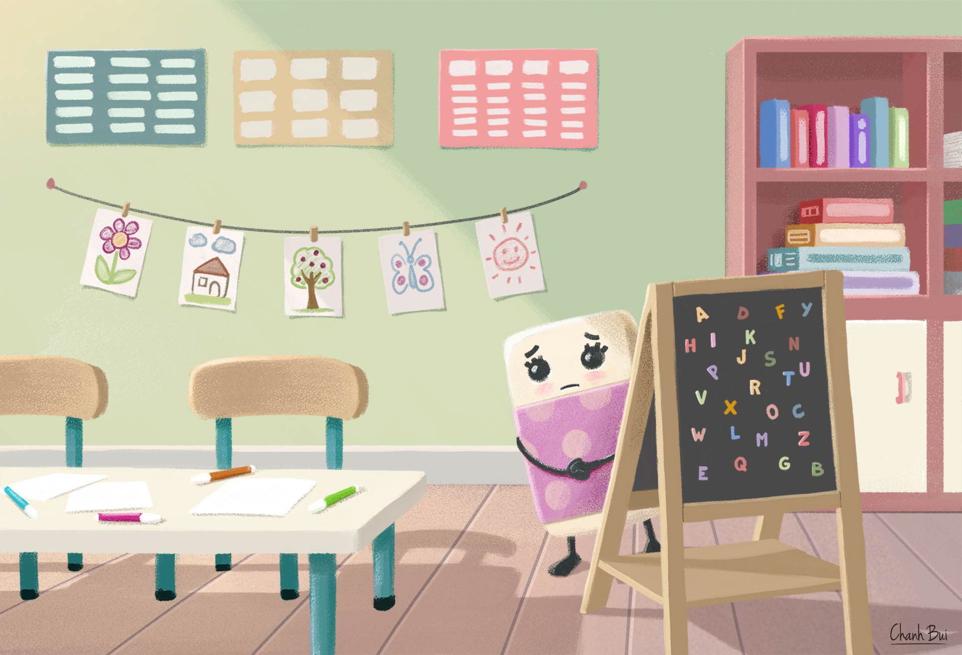 Gomme, illustrations