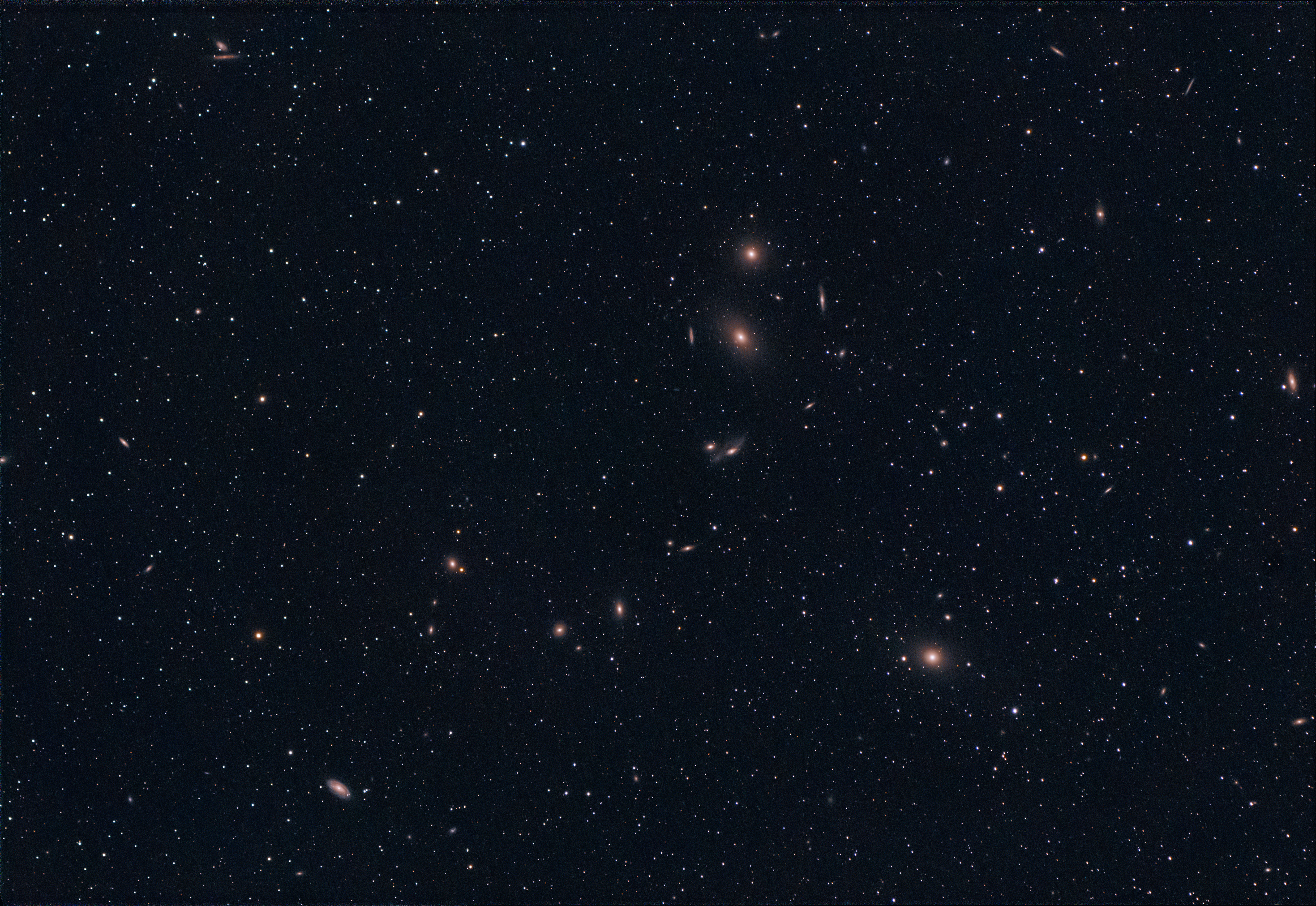 Markarian's Chain - A Chain of Galaxies Found in Virgo
