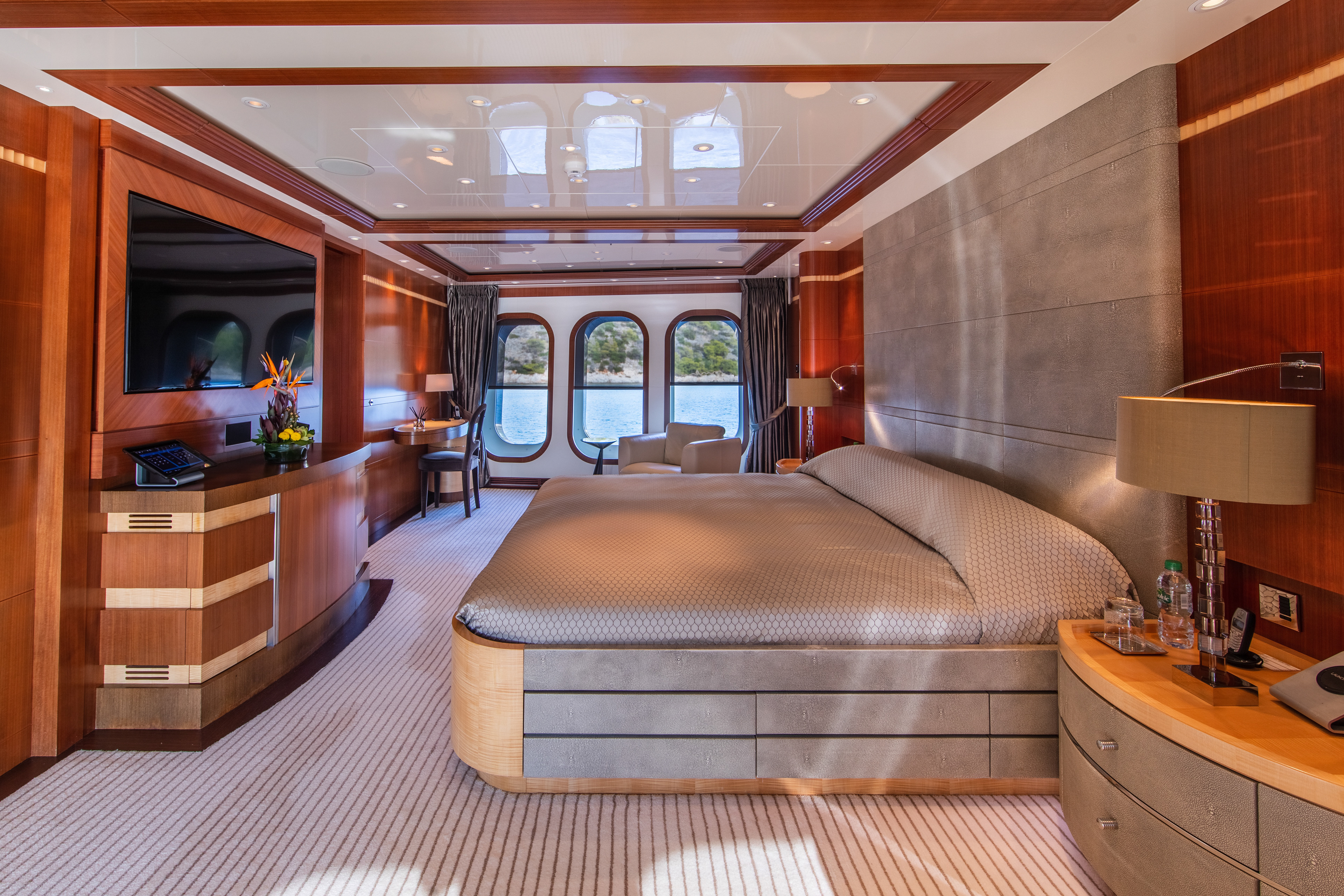 Ship interior Master suite