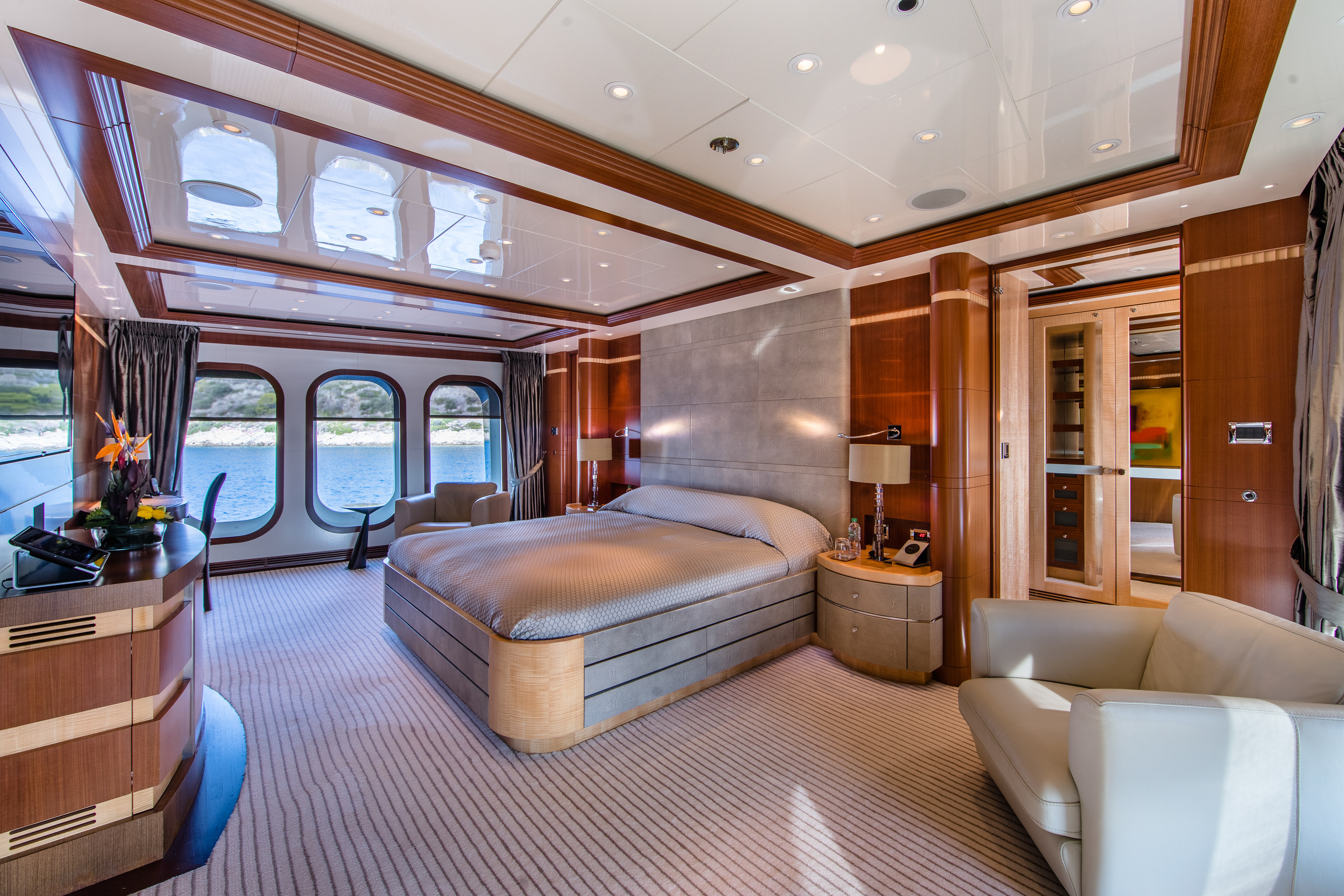 Ship interior Master suite