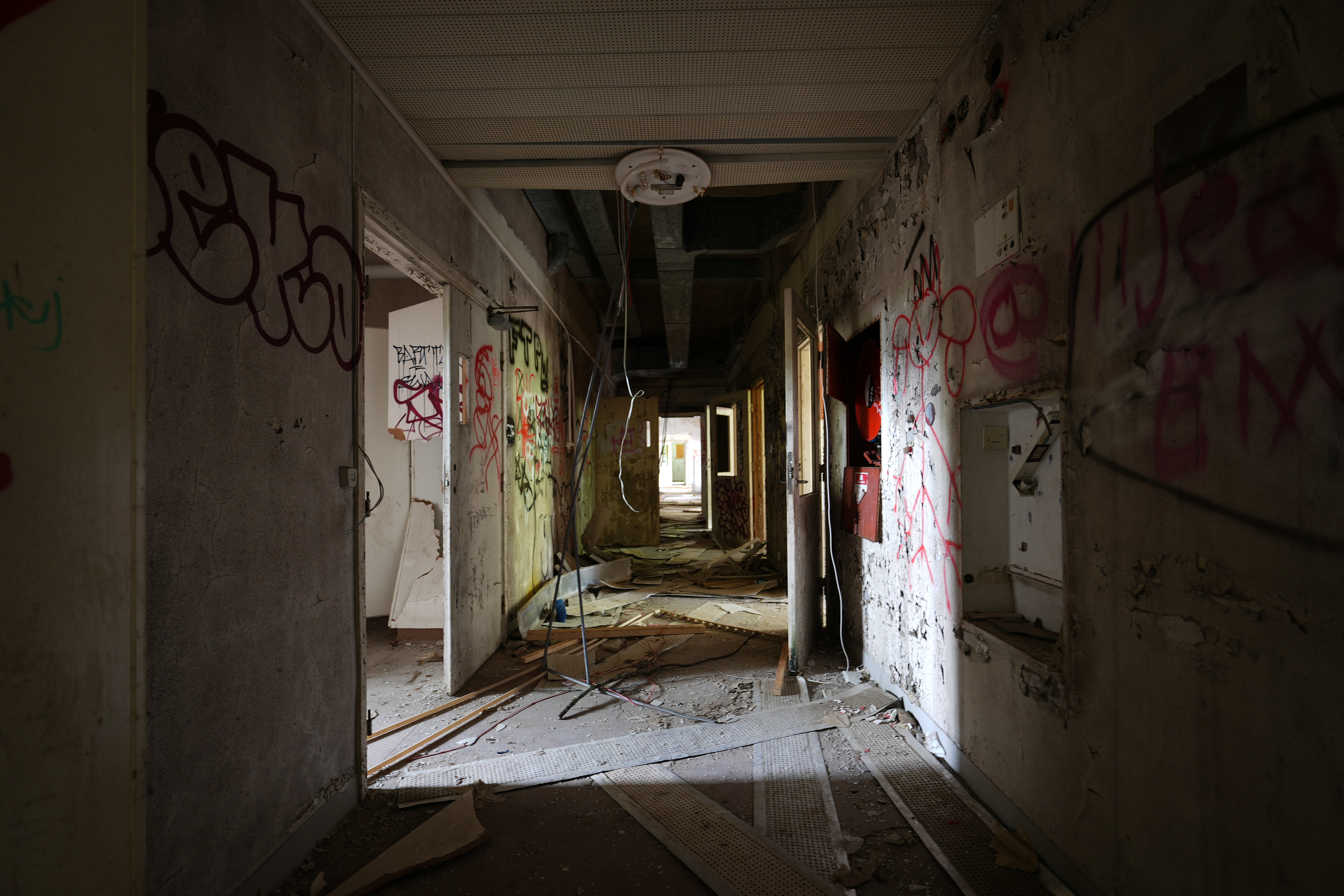 It only added new scars. Graffiti covers the walls. Asbestos clings to the air. And somewhere beneath it all… the past still breathes.