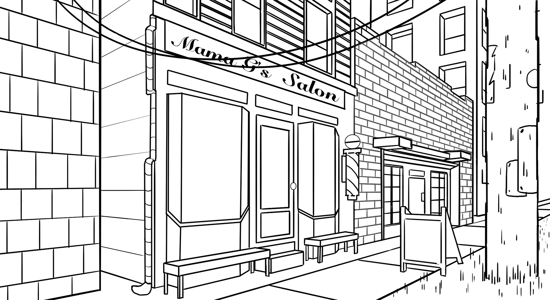Rapunzel Retelling - Mother Gothel's Salon Design