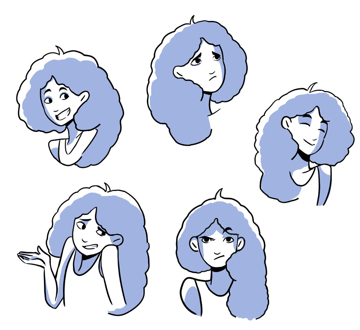 Rapunzel Retelling - Rapunzel Character Thumbnails