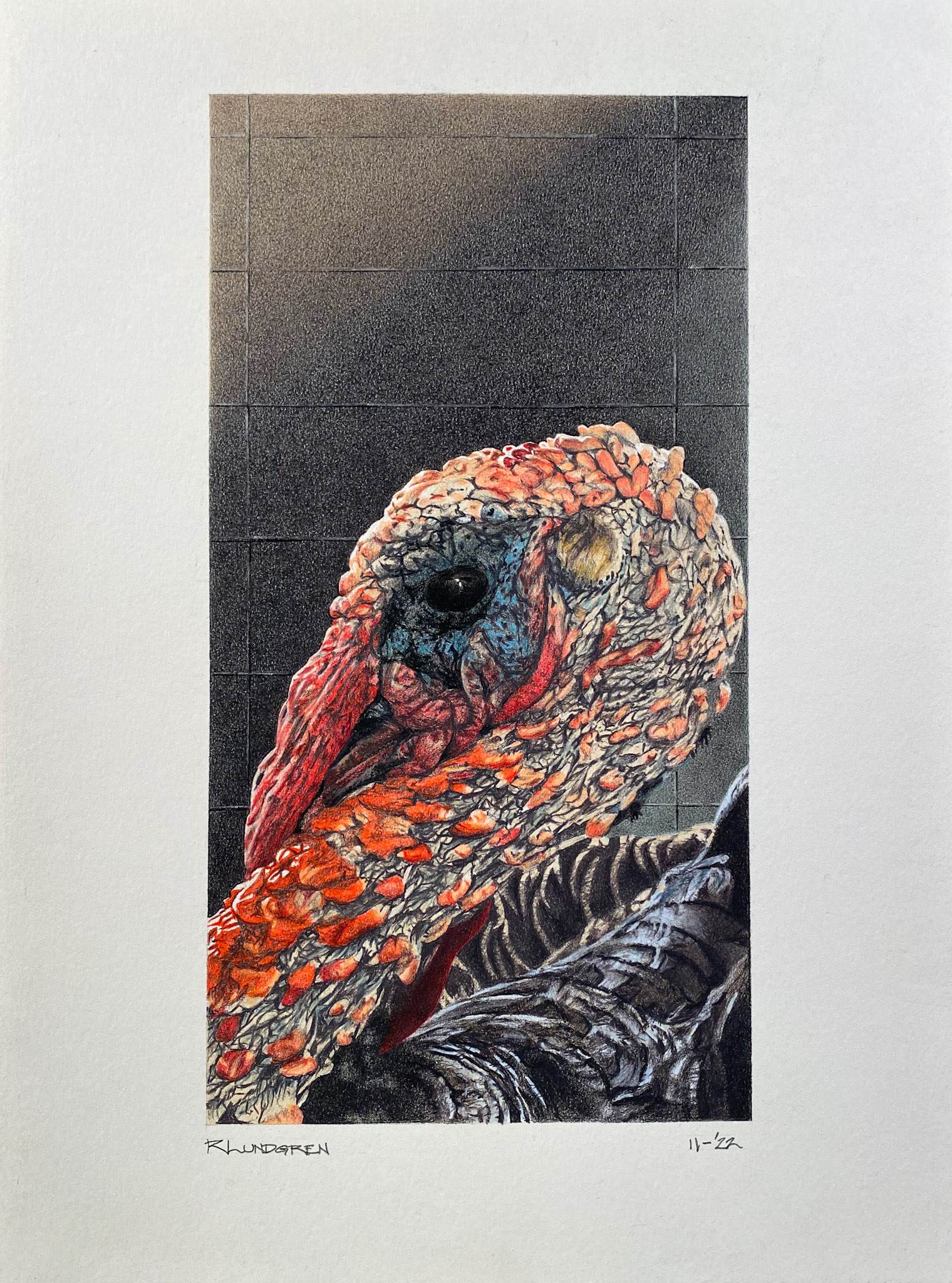 ... Eye of the Beholder (approx. 5"w x 9.5"h image size, 9"w x 12"h paper size)