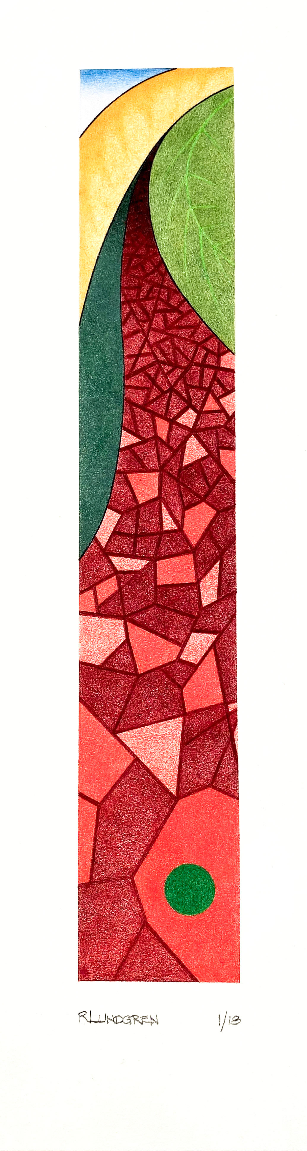 Oasis (approx. 2" x 11.5" image size, 4" x 14.5" paper size)