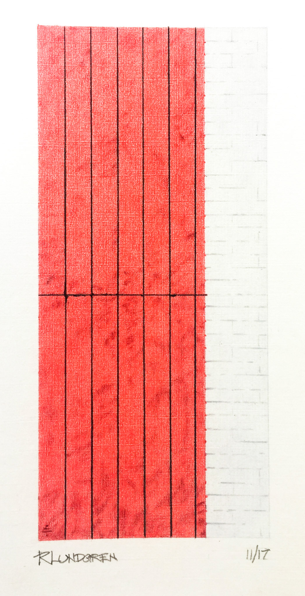 Barn Door (approx. 2.75"w x 6"h image size, 3.75"w x 7.5"h paper size)