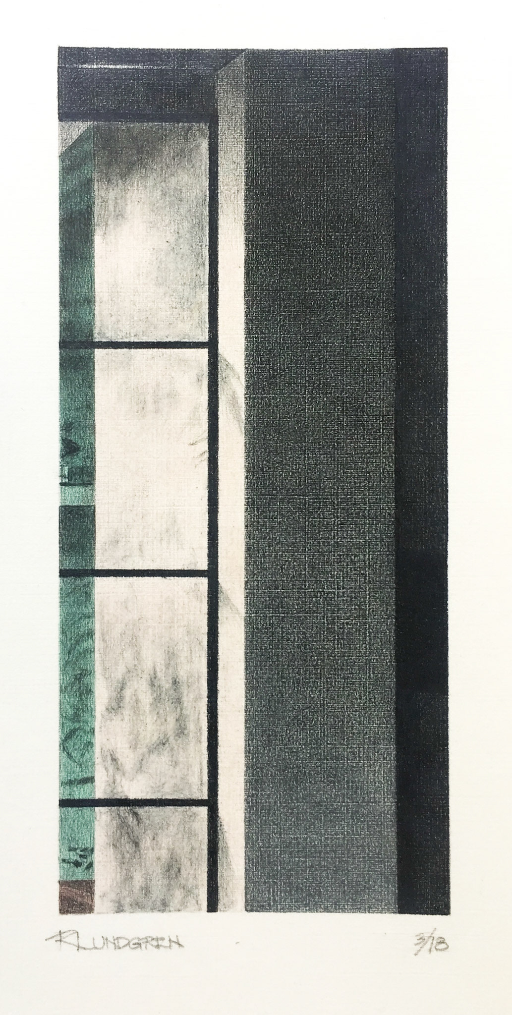 Beyond (approx. 2.75"w x 6"h image size, 3.75"w x 7.5"h paper size)