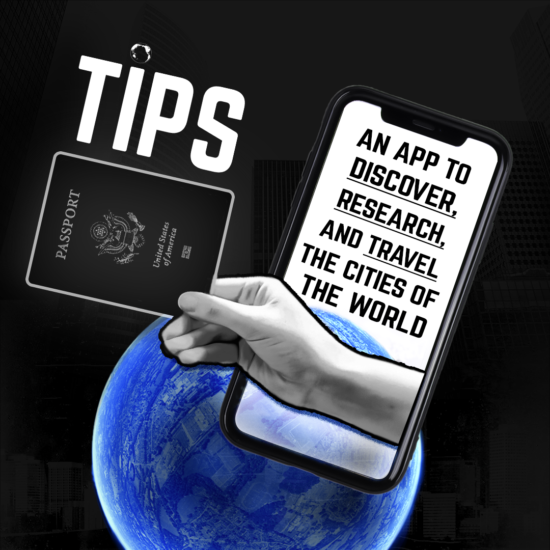 Graphic for TIPS Travel marketing campaign conveying central brand message.