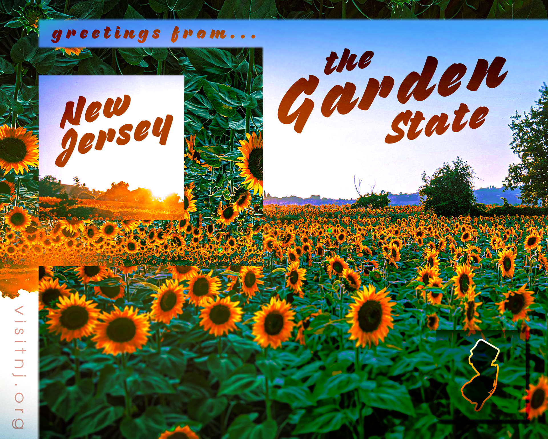 New Jersey postcard design