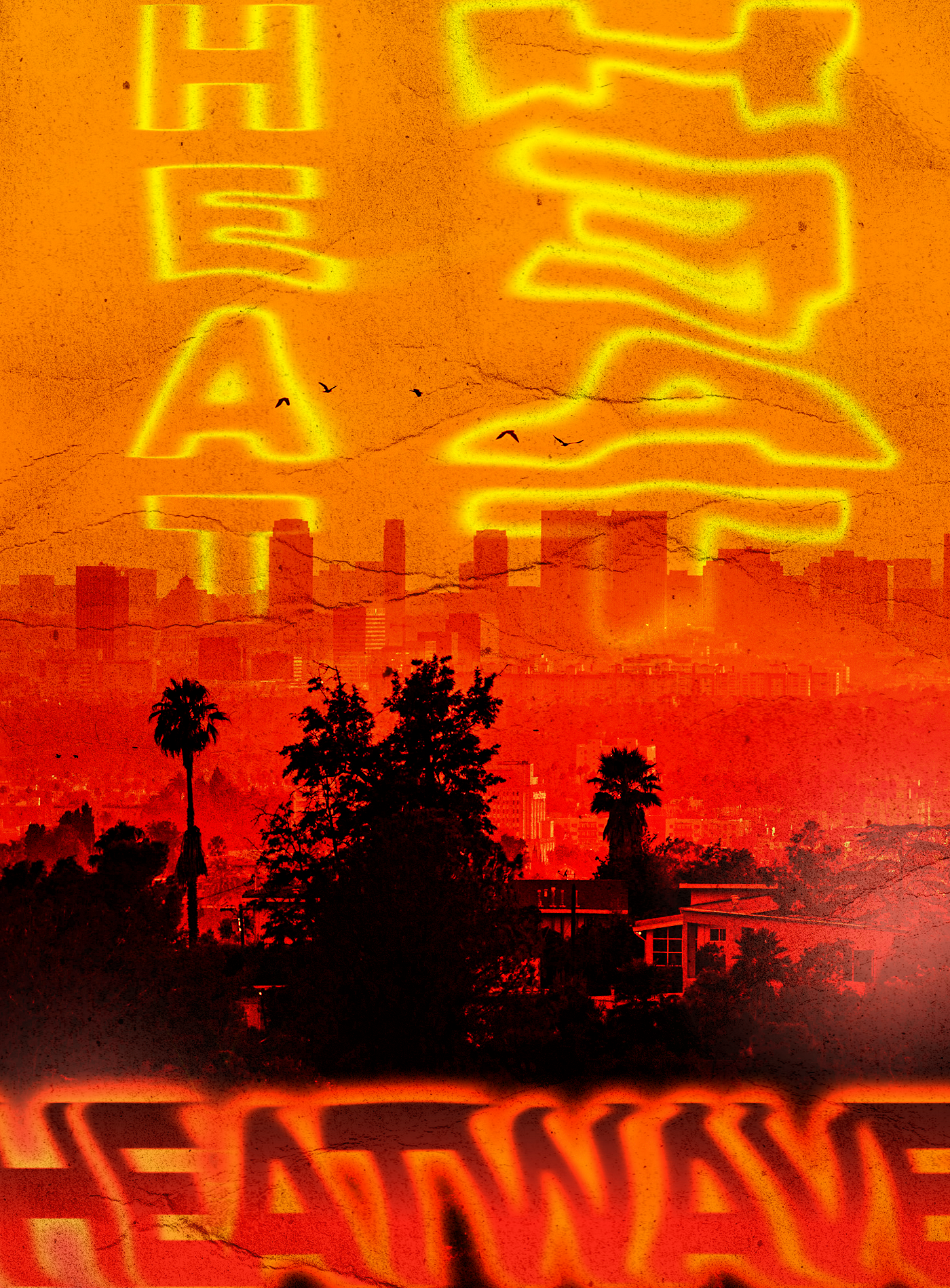 "Heatwave" wallpaper graphic