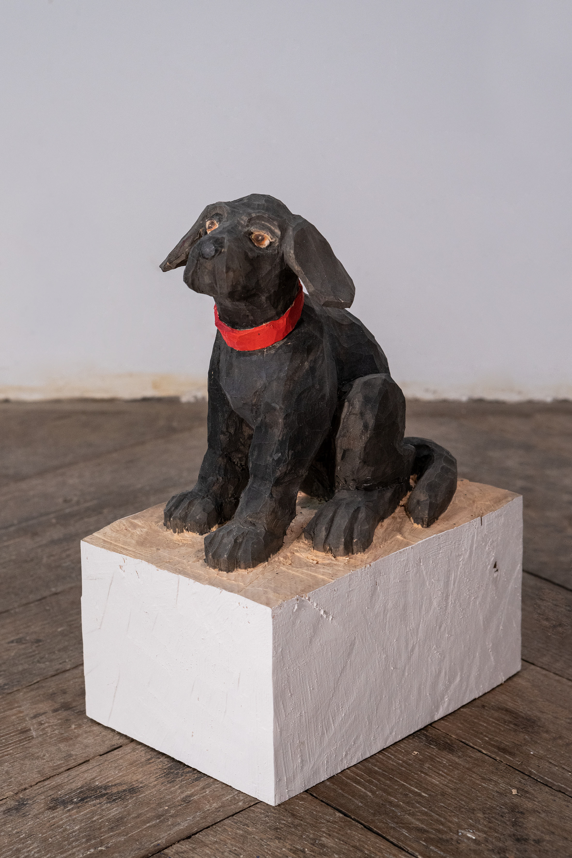 Holzfigur Figürliche Holzschnitzerei Holz Handwerk Kunst Pascal Erb