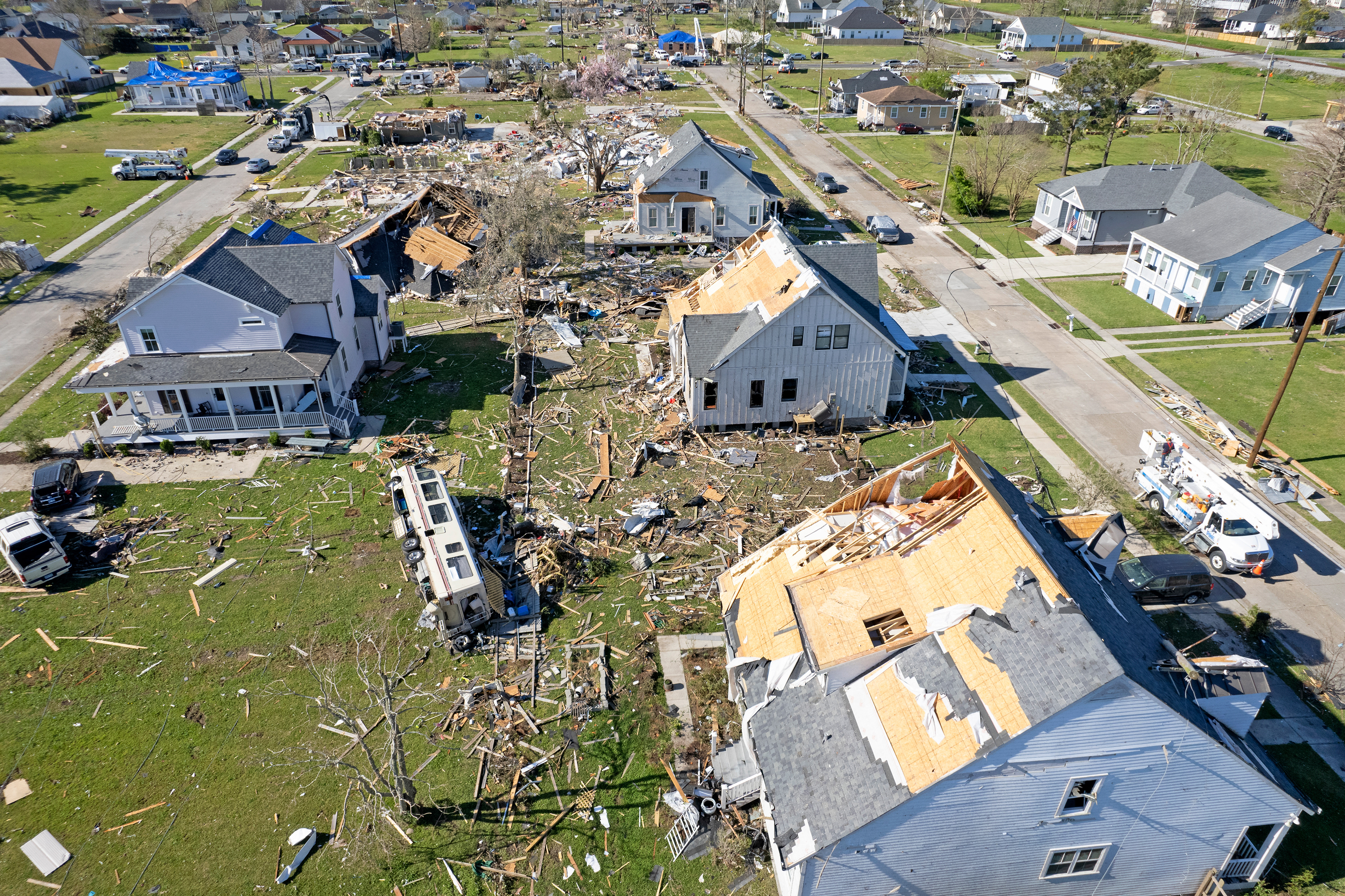 Tornado in Arabi, LA