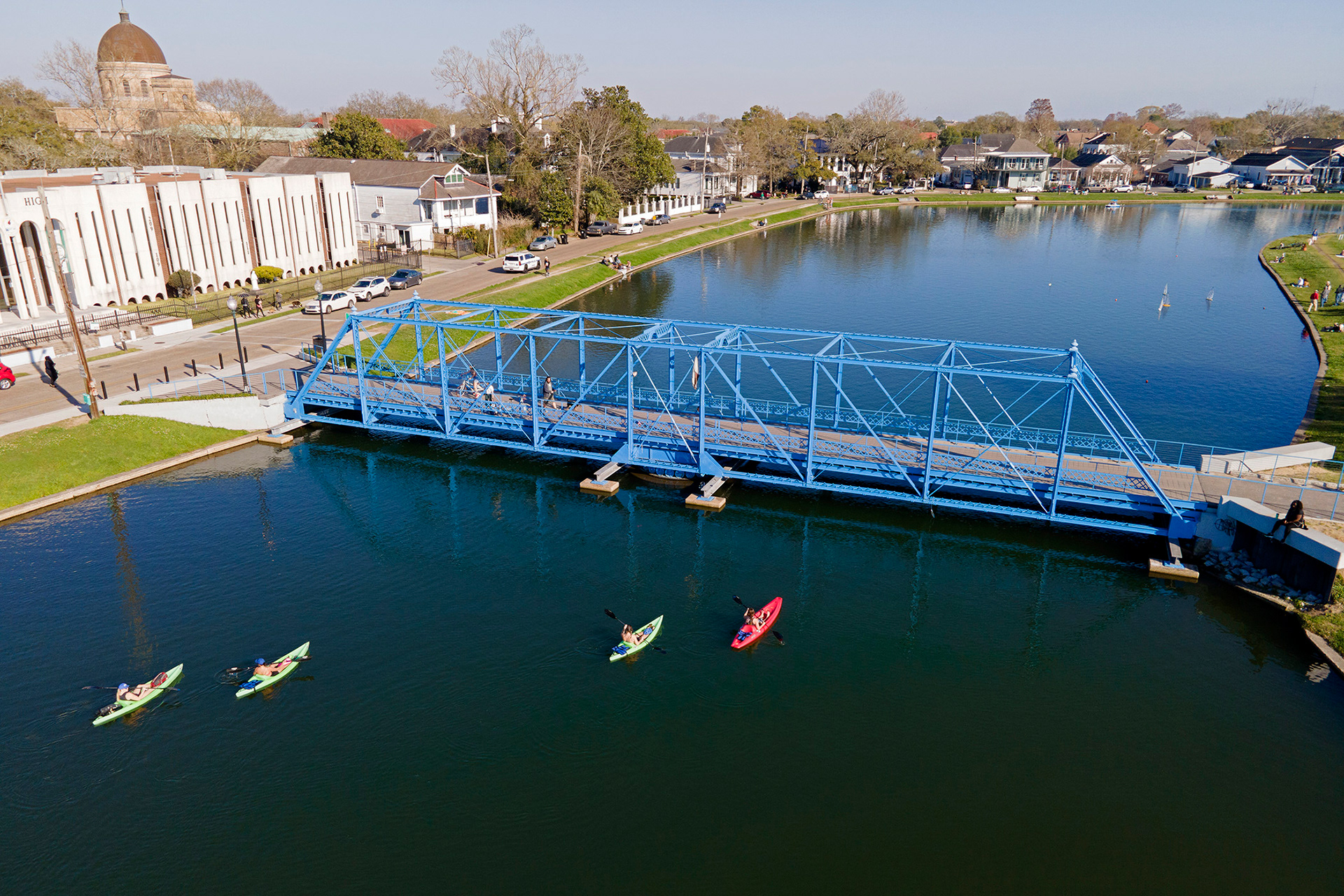 The Magnolia Bridge on Bayou St. John