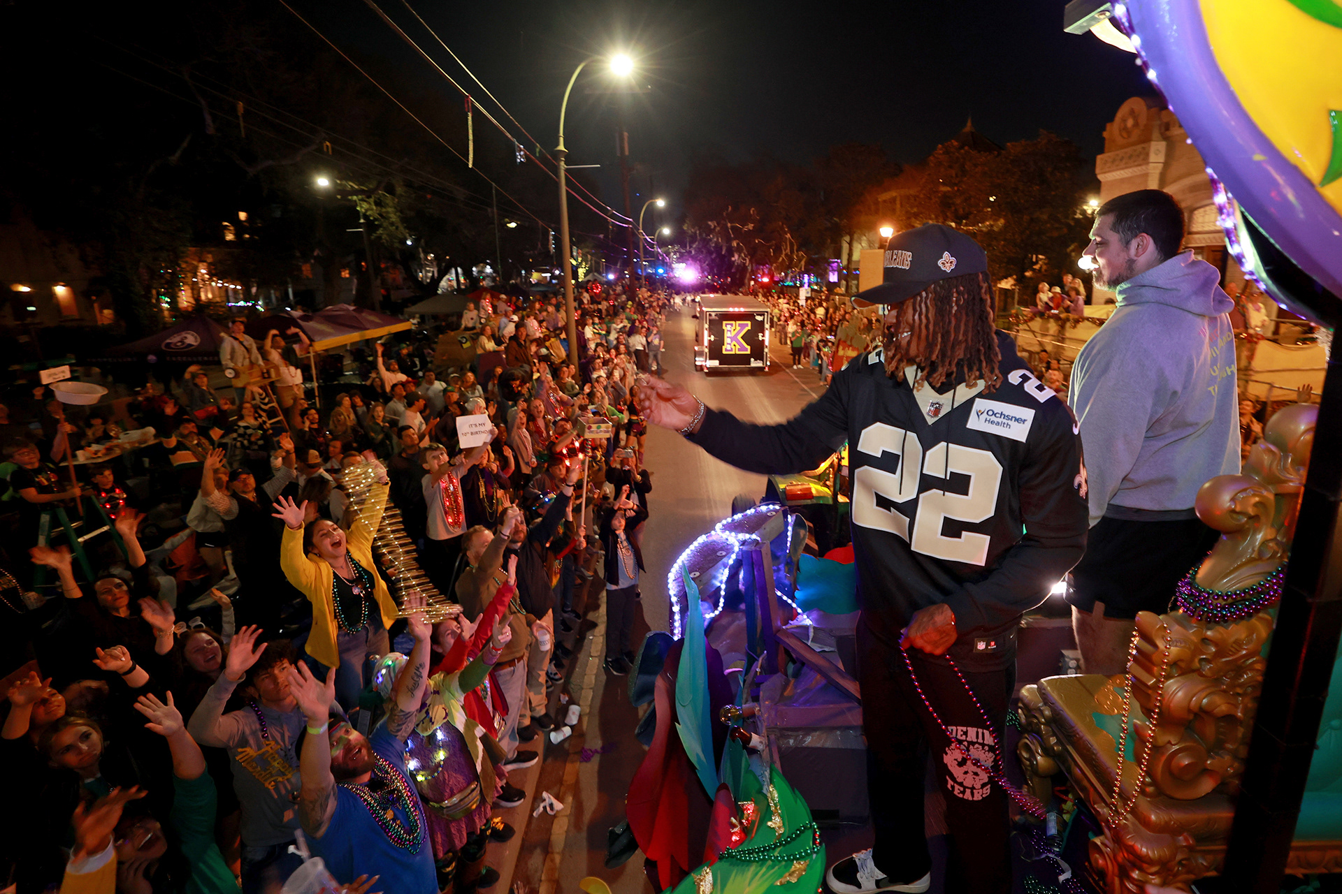 New Orleans Saints ride in Orpheus