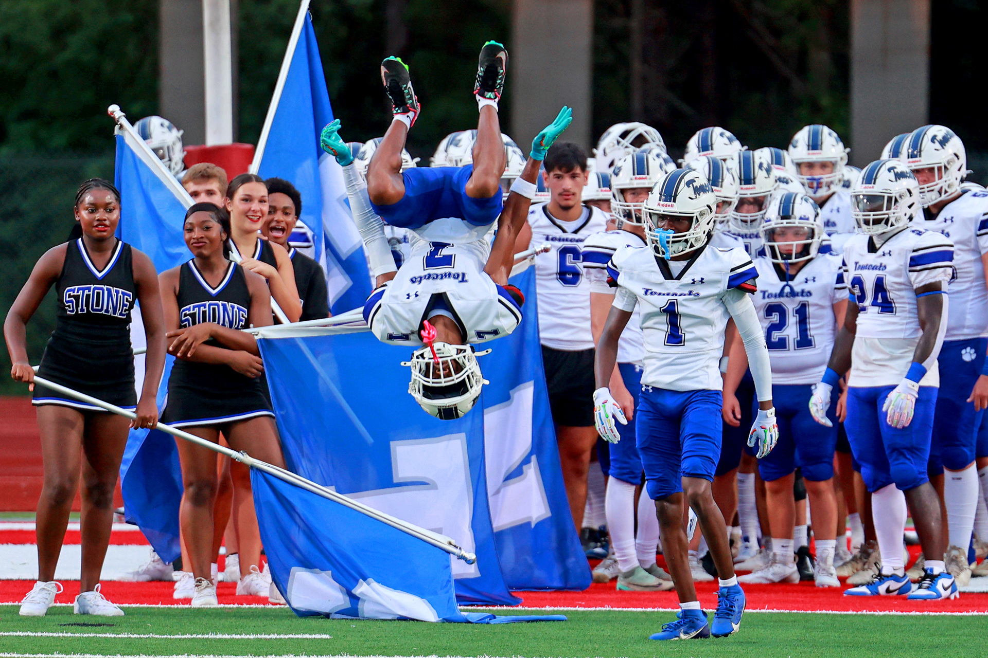 Saints High School Game Under The Lights
