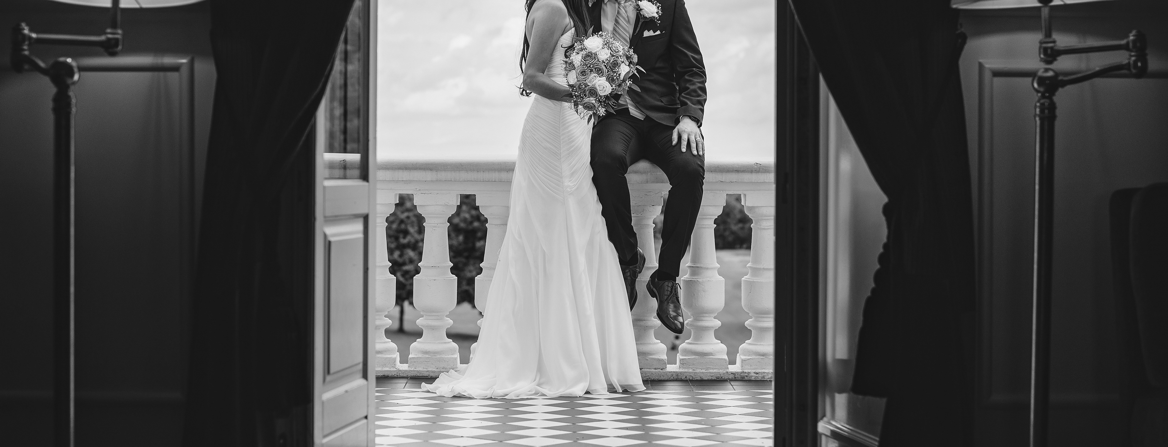 Wedding Videography of bride and groom
